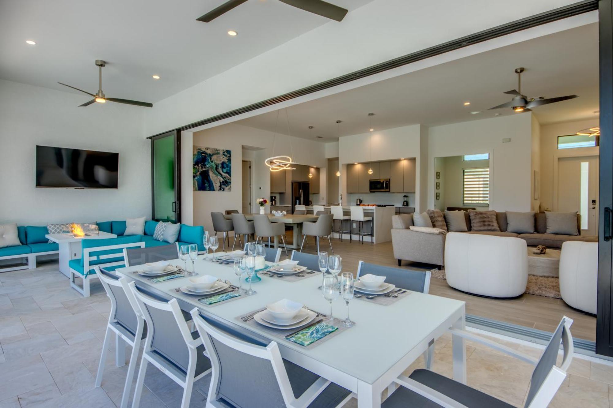 Brandnew Villa-puresun At Canal Intersection, Heated Saltwater Pool And Spa, Facing South * Cape Coral