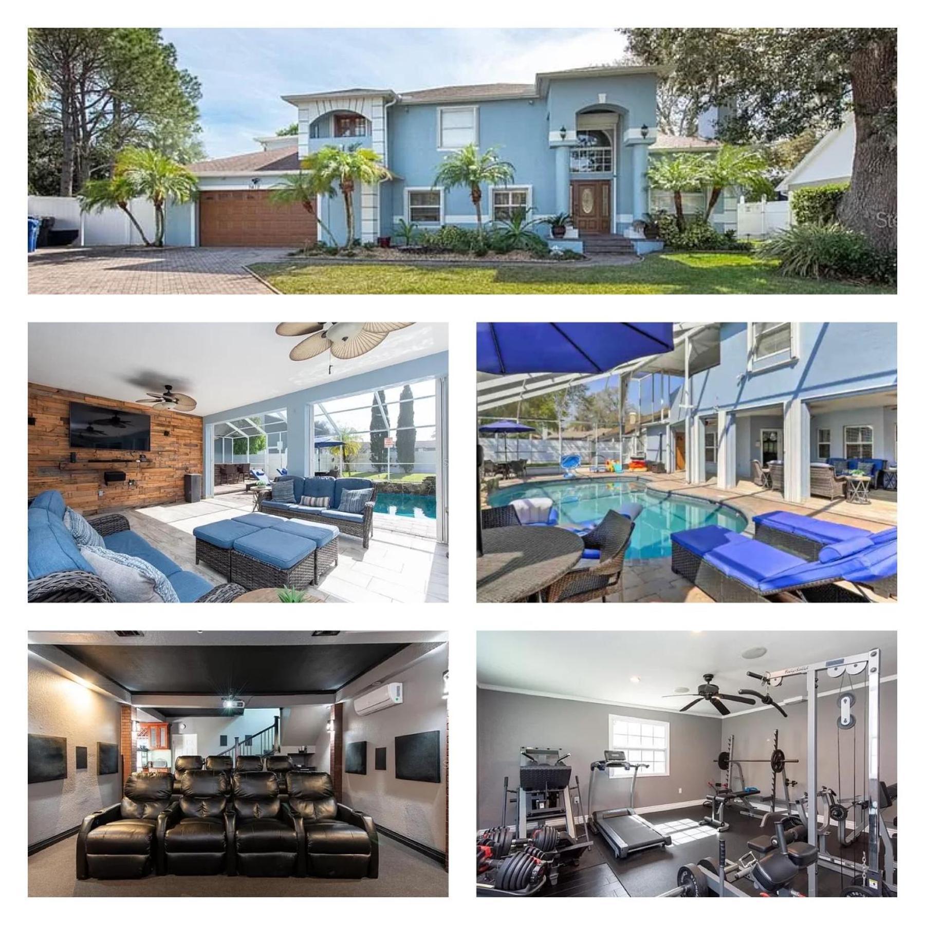 Luxurious With Heated Pool, Theatre, Gym ! * Tampa
