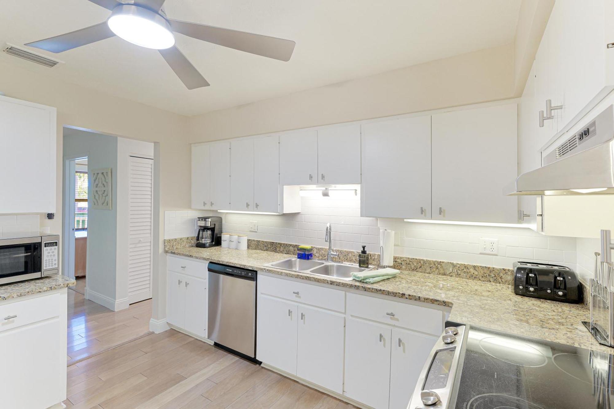 Newly Remodeled 8-steps To Path Of Beach! Unit D