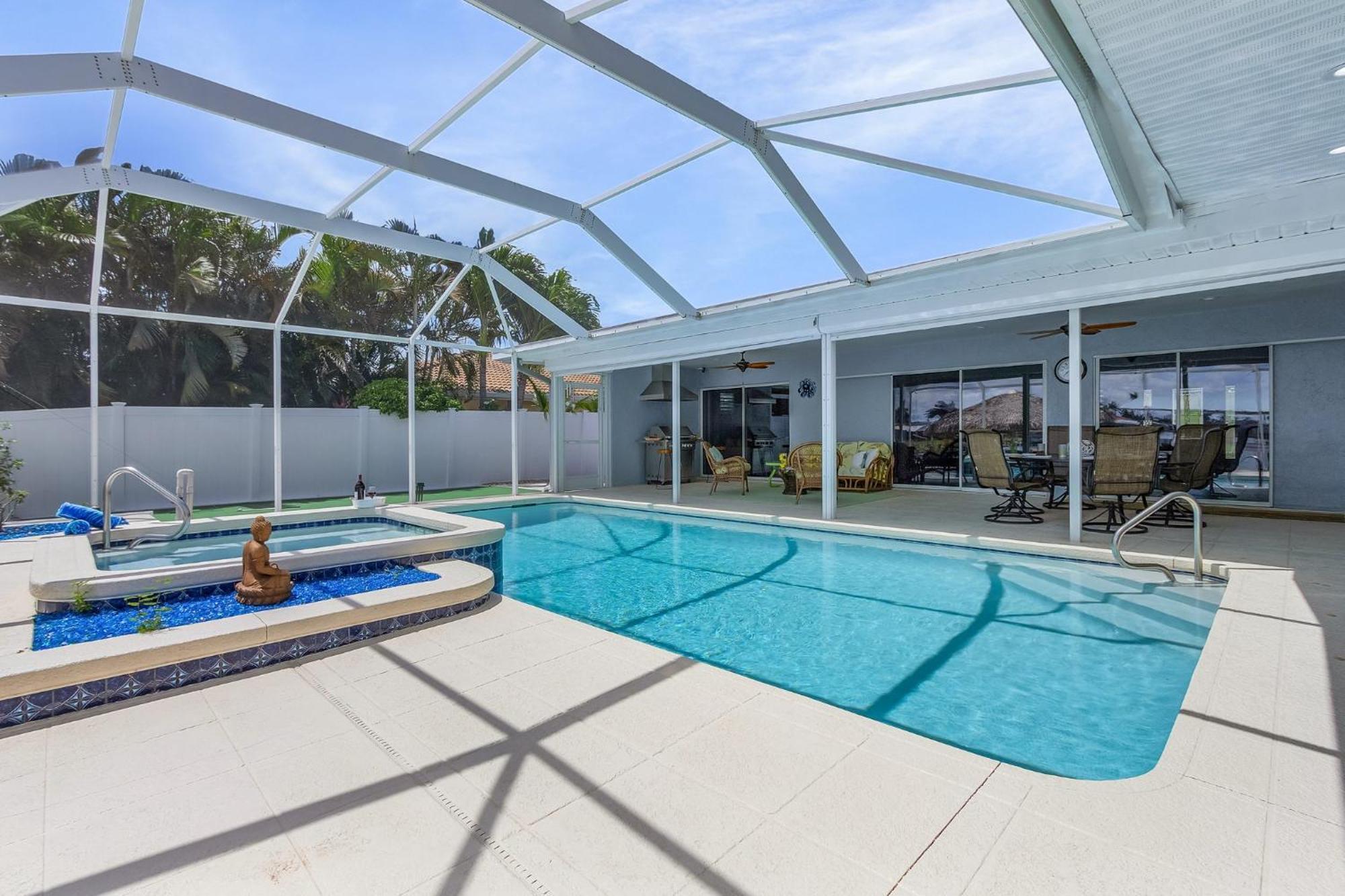 Gulf Access, Dock With Tiki, Heated Pool And Spa, Putting - Sunrise Soiree - Roelens Holiday home *