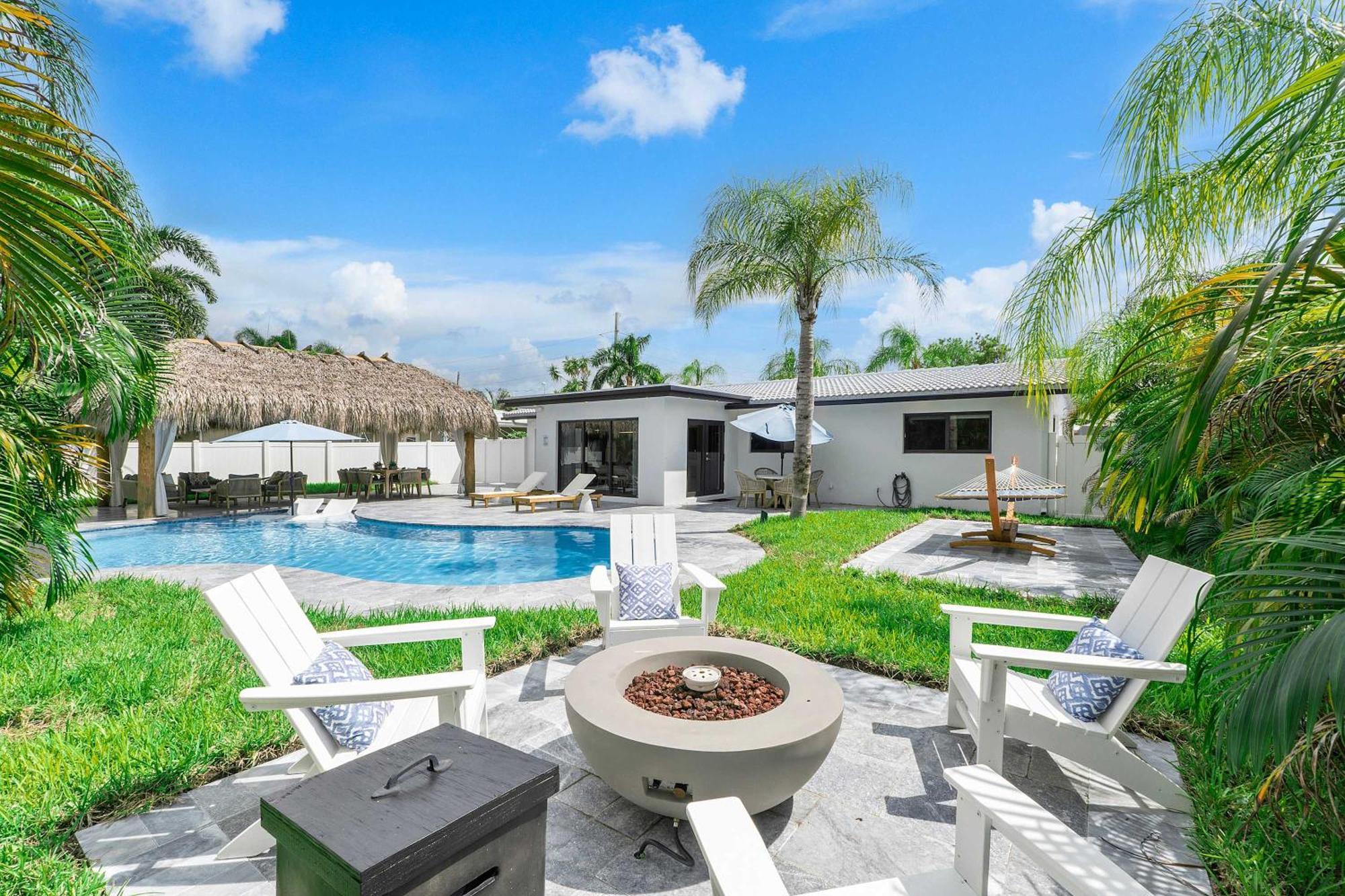 Tiki Hut Paradise Mins To W Fire Pit Fort Lauderdale