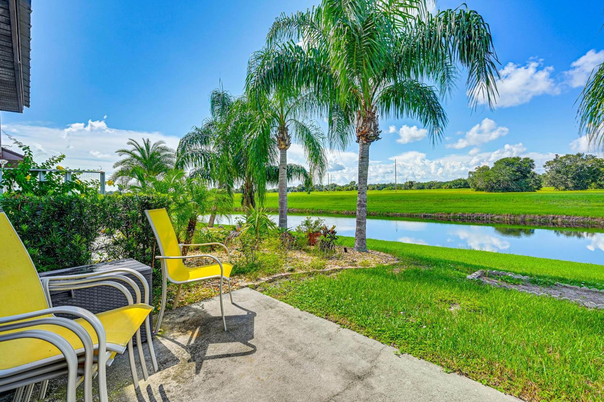Sunny Canal-view With Lanai In Sebring! Villa Sebring
