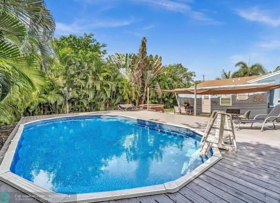 Cozy 3 - 2, Heated Pool & Jacuzzi, 10 Min And Olas Fort Lauderdale