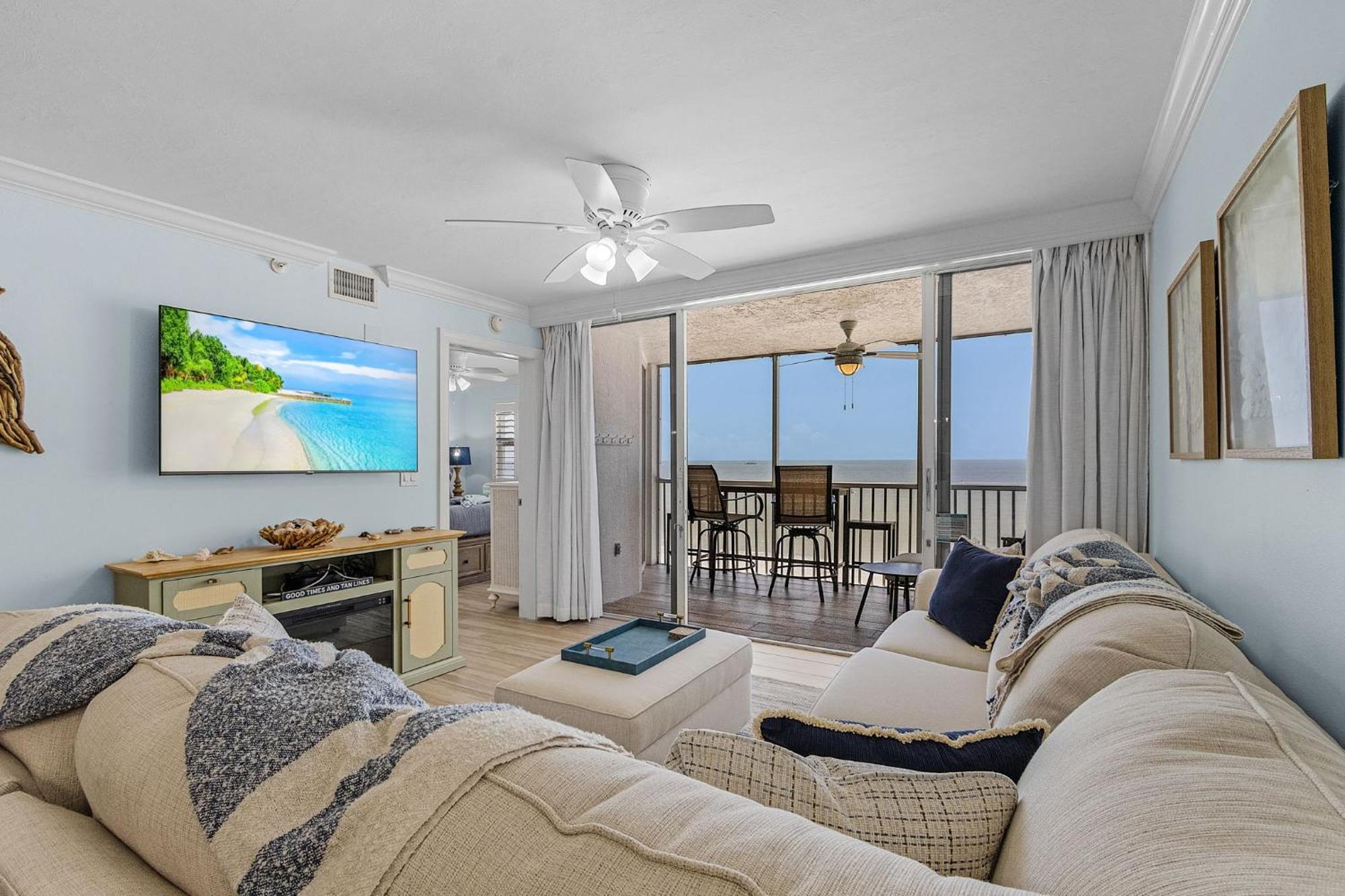 Newly Remodeled Gulf-view W/ Pool & Lanai
