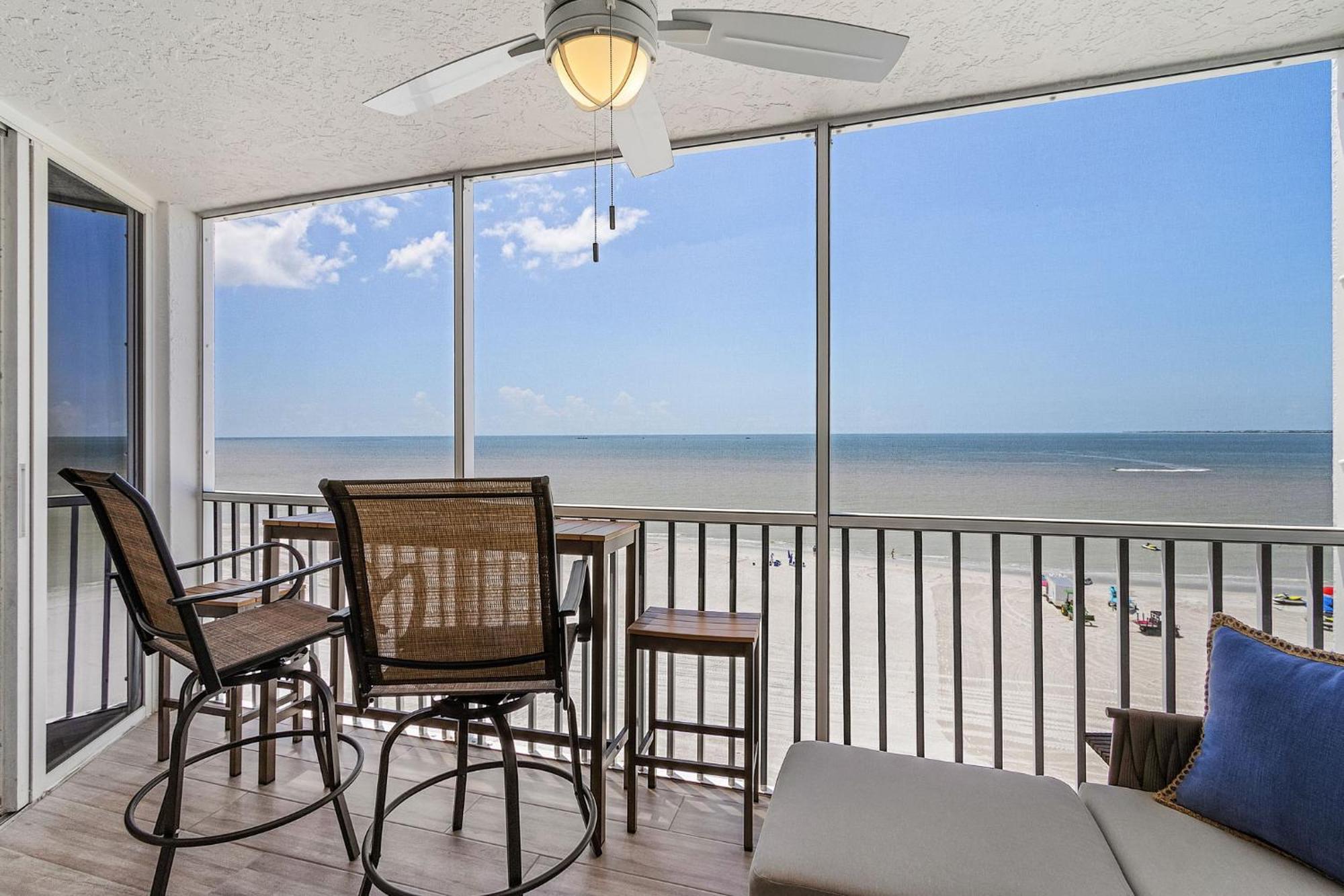 Newly Remodeled Gulf-view W/ Pool & Lanai * Fort Myers Beach