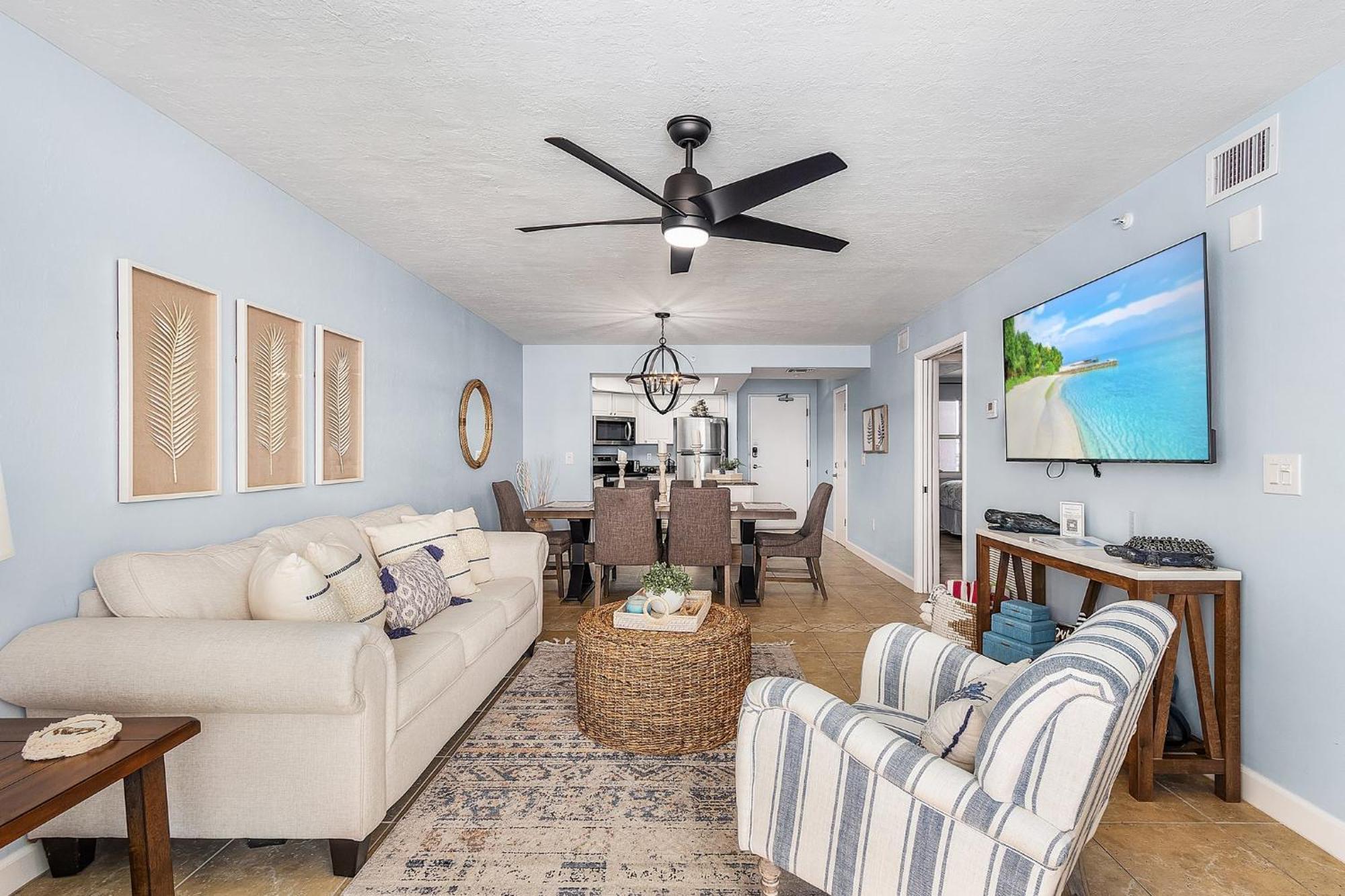 Estero Island 2br: Gulf Views, Pool, & Bbq Area * Fort Myers Beach