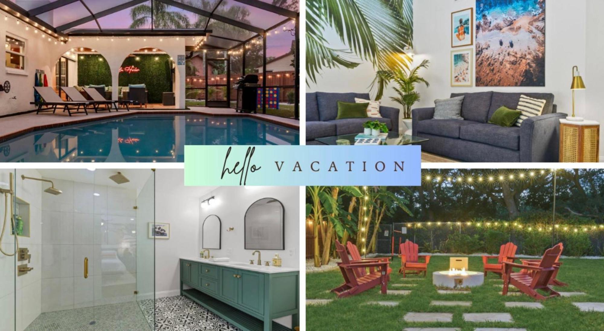 Holiday home Backyard Games, Fire Pit, Heated Pool, Near Ozona