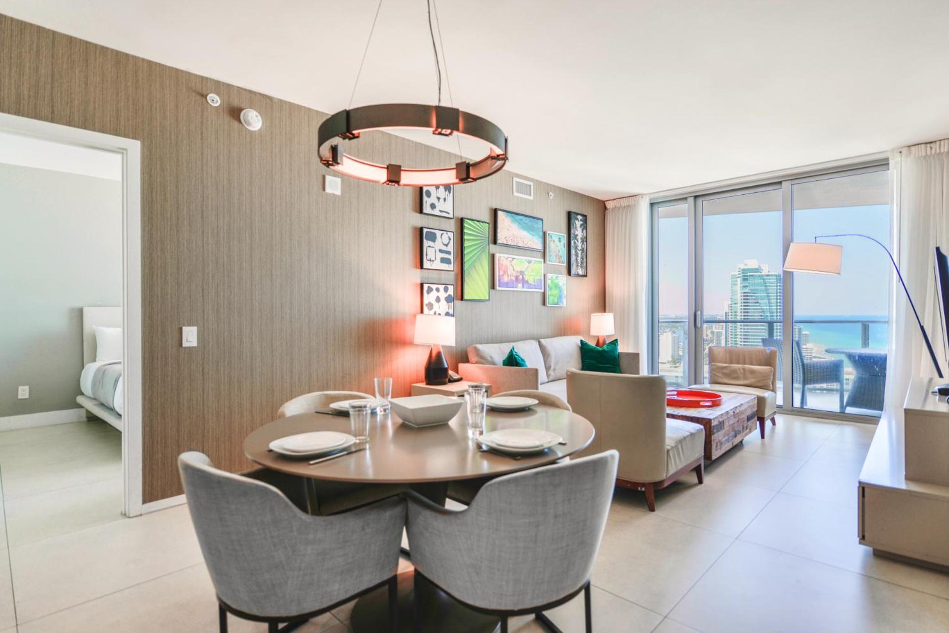 W Beautiful Beachfront And Views From 25th Floor! Apartment Hollywood