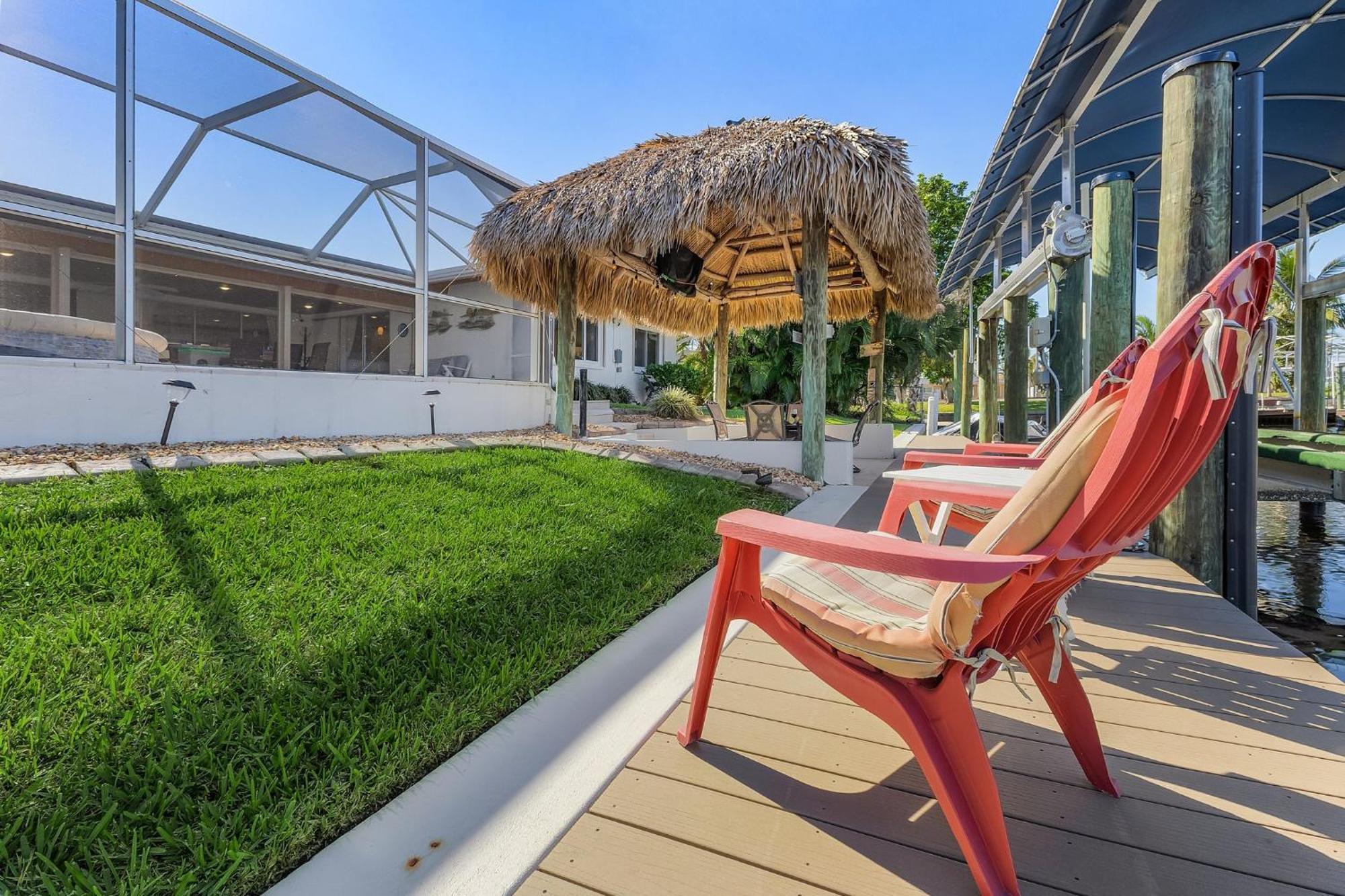 Holiday home Gulf Access Dock With Tiki Heated Pool Casa Chillotta Roelens Cape Coral