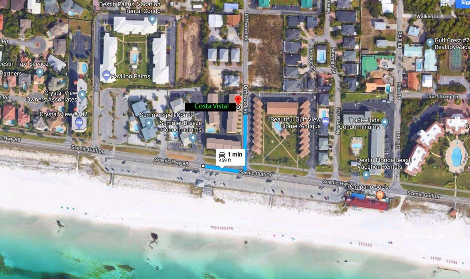 Costa Vista Townhouse #7 * Miramar Beach