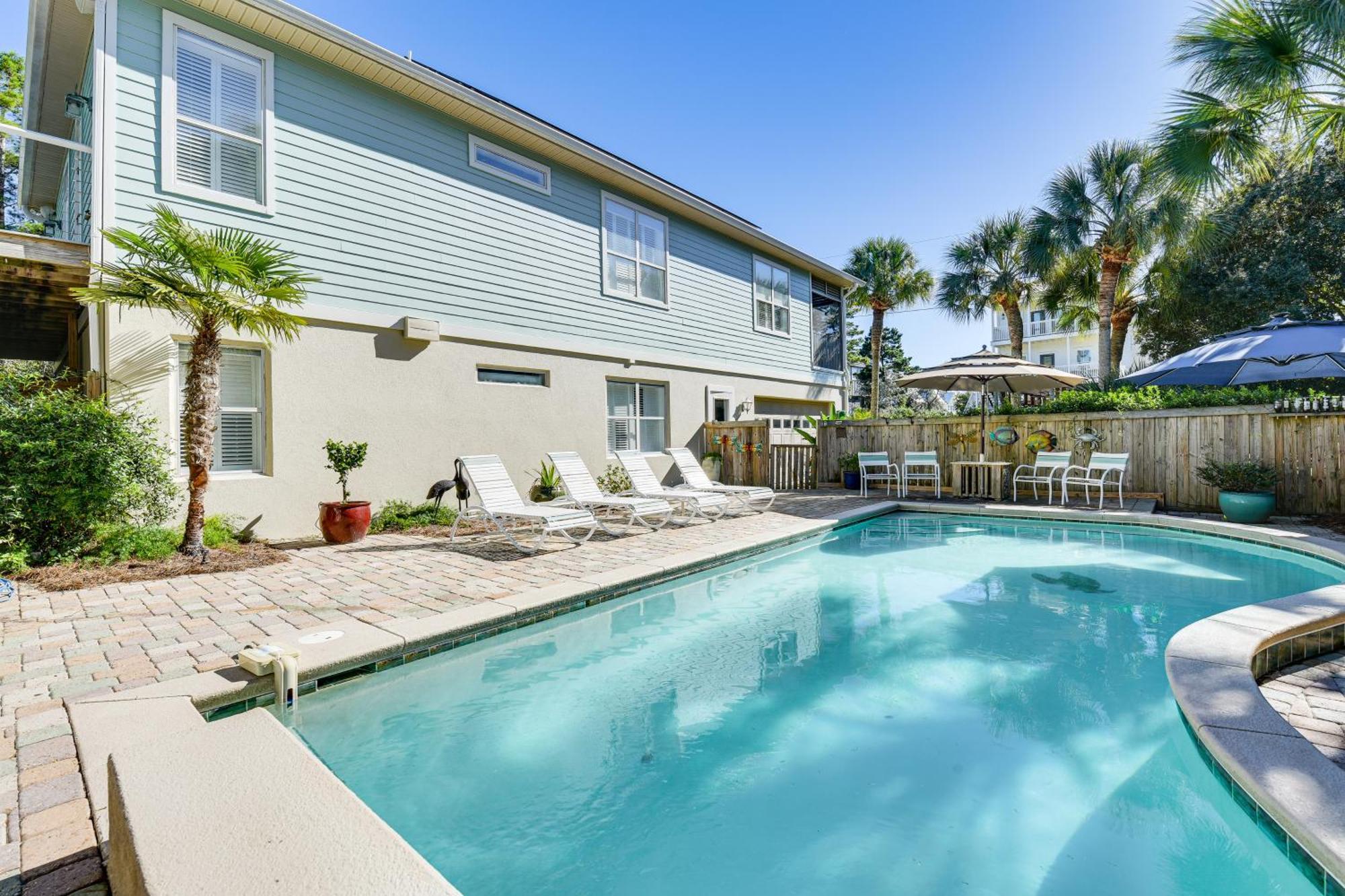 Santa Rosa With Pool, Hot Tub And Golf Cart Santa Rosa Beach