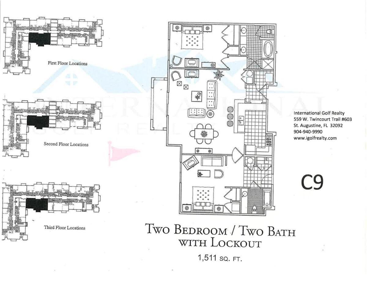 Peaceful 2 Bedroom 2 Ba Ground Floor W Bbq And Fenced Courtyard * St. Augustine