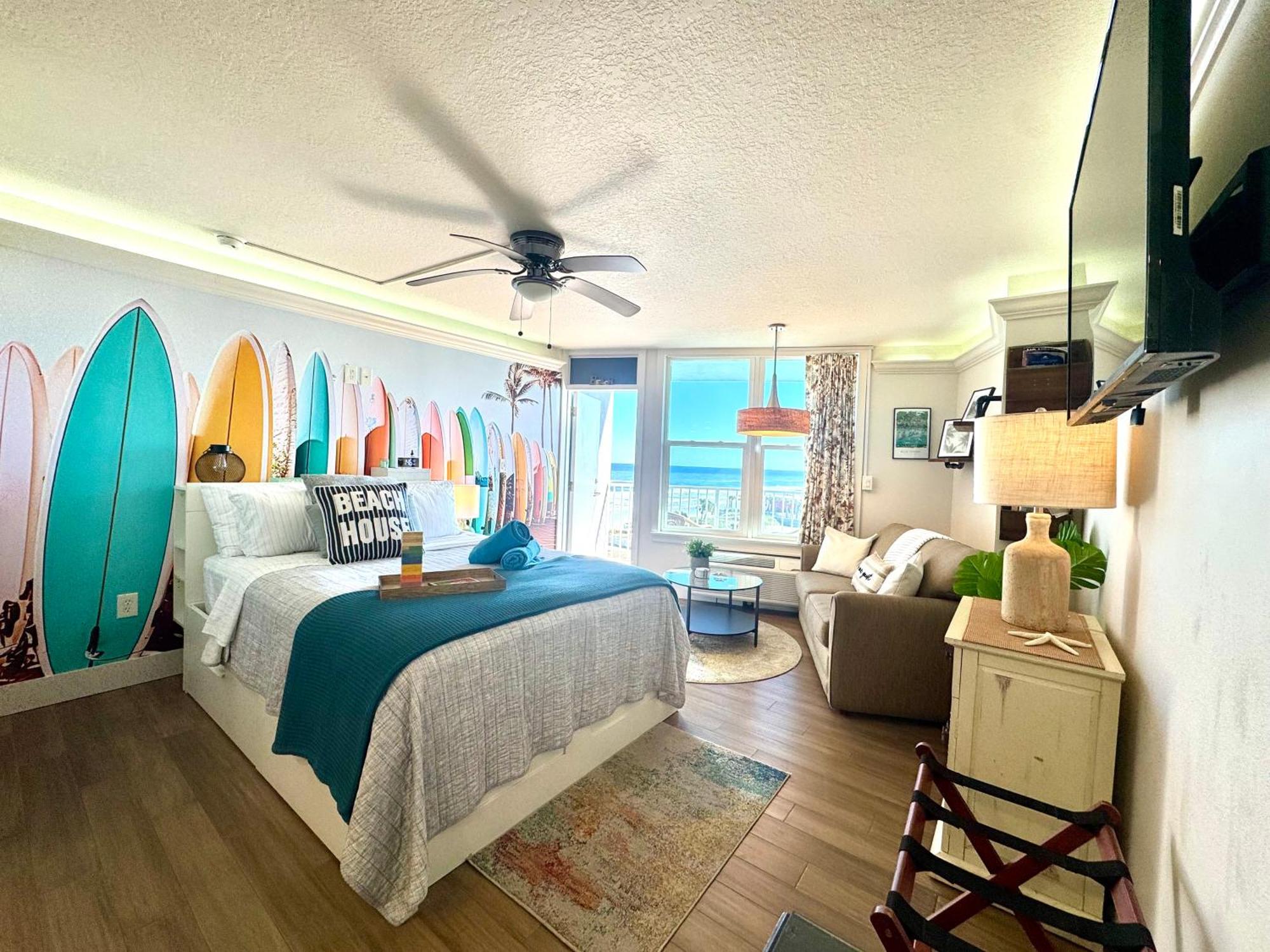 Open For 2025 Bikeweek - Luxury Beachfront - Private Balcony With Ocean View - Heated Pool - Hot Tub - Tiki Bar - Sauna Aparthotel