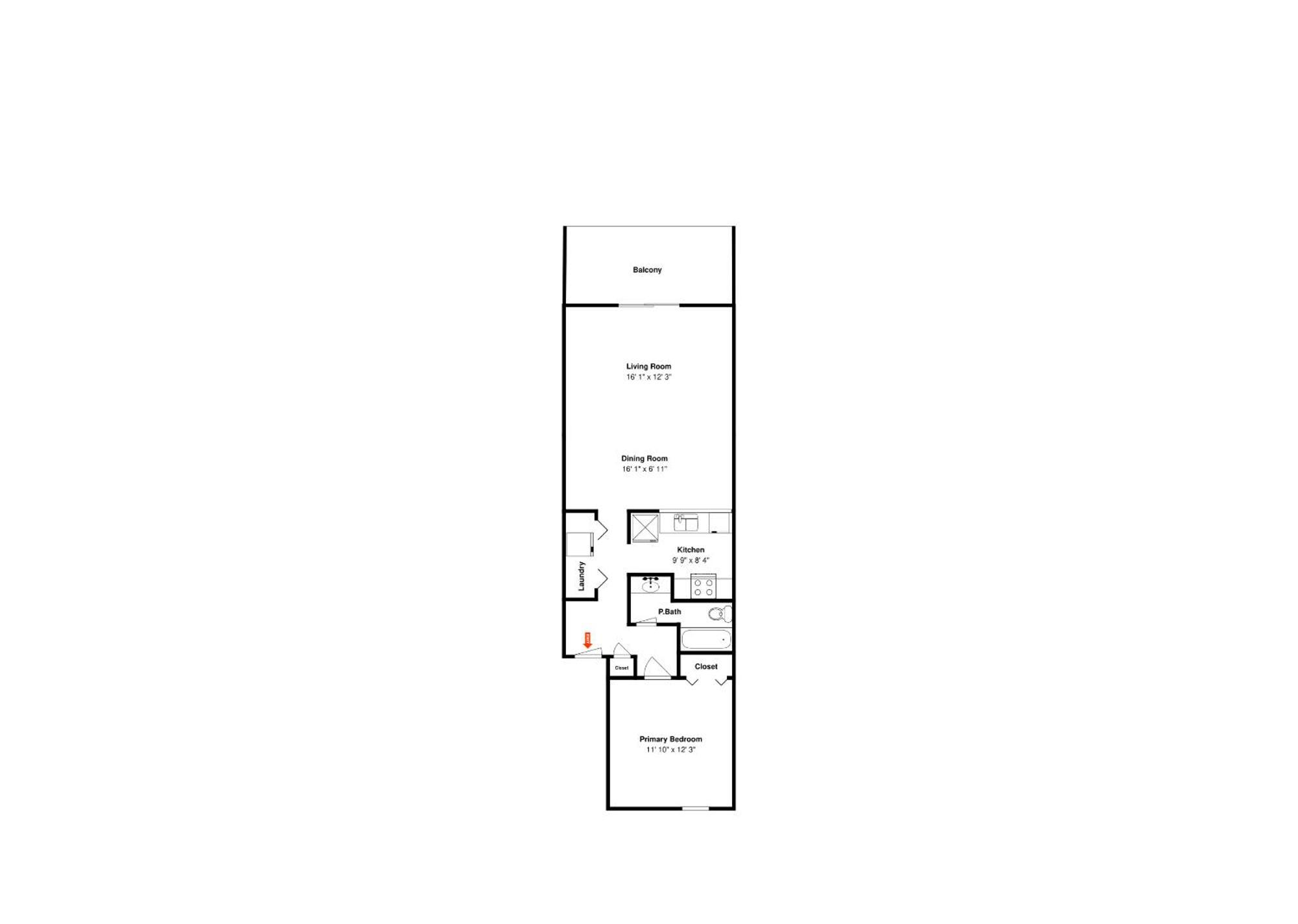 Apartment Jacksonville Sea Spray 2b