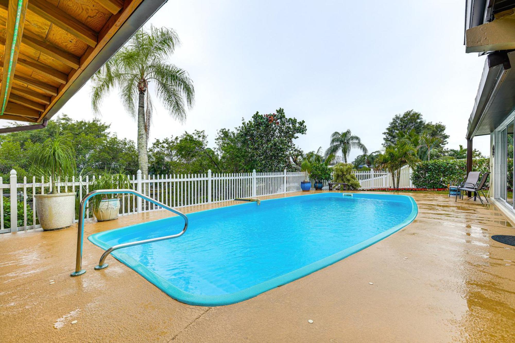 Riverfront House In Port St Lucie With Pool And Dock!