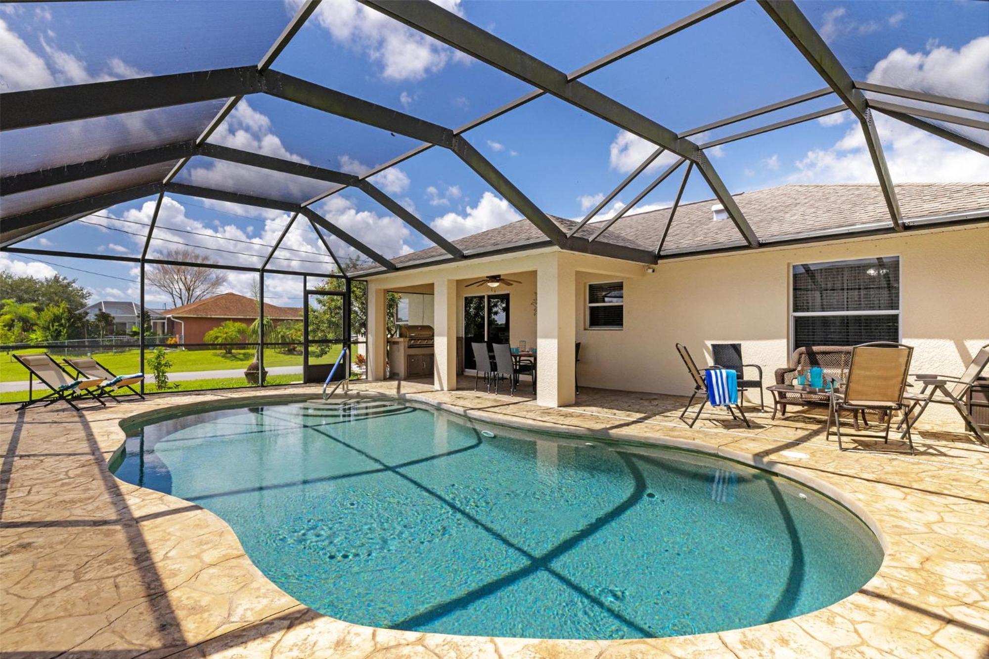 Private Family-friendly With Electric-heated Pool - Blanca * Cape Coral