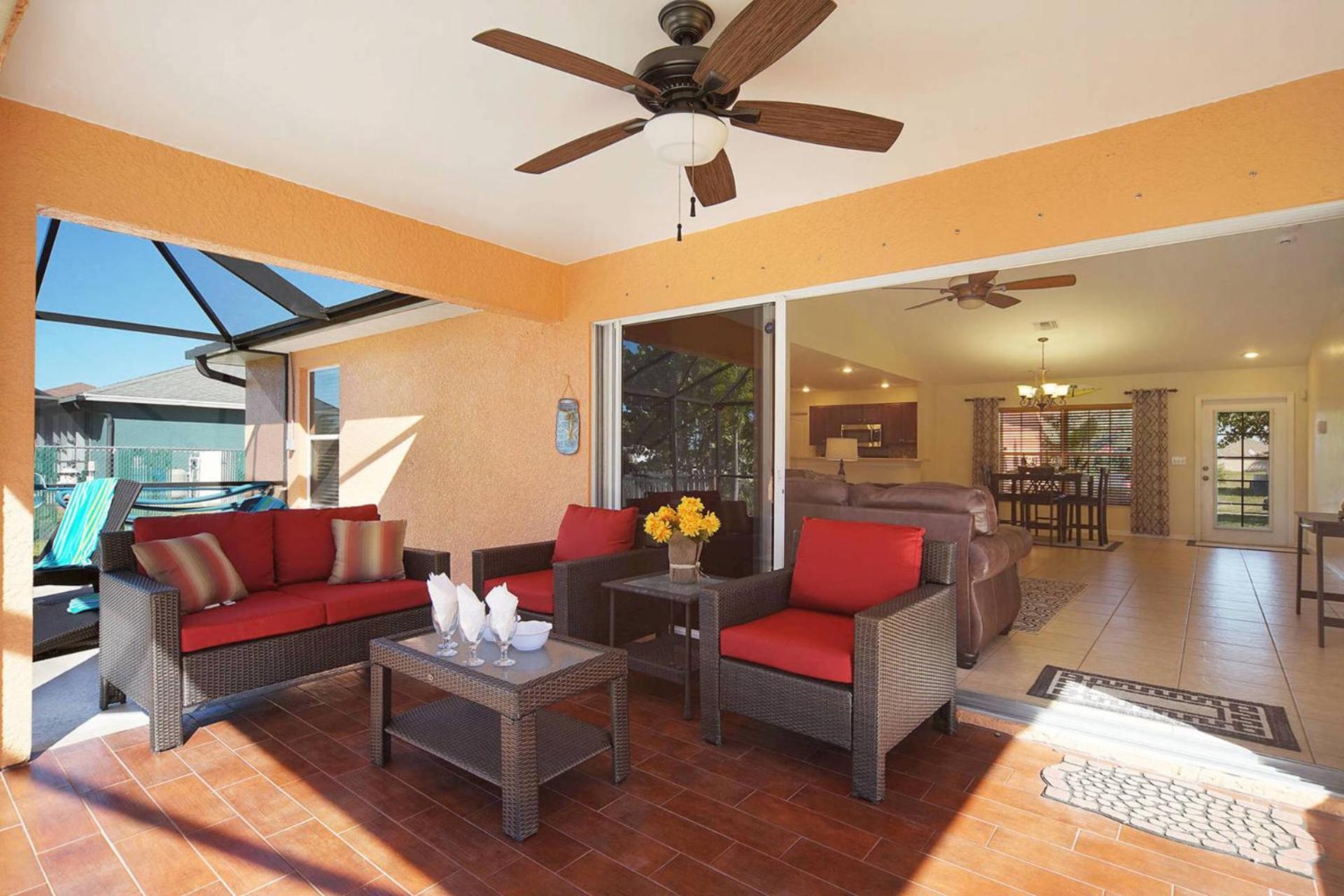 Private Electric-heated Pool With Western Exposure In Quiet Area - Luisa * Cape Coral