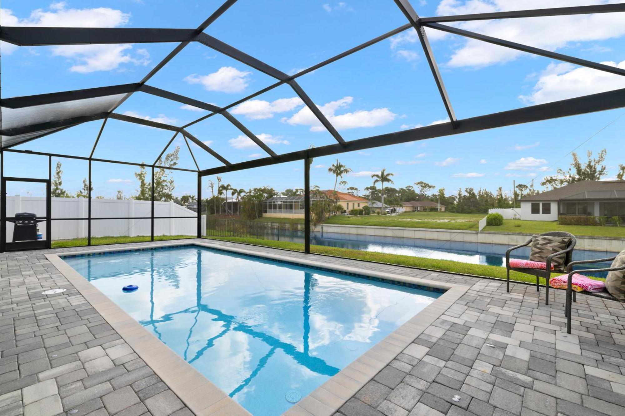 New Construction Modern 4-bedroom With Saltwater Heated Pool - Lola * Cape Coral