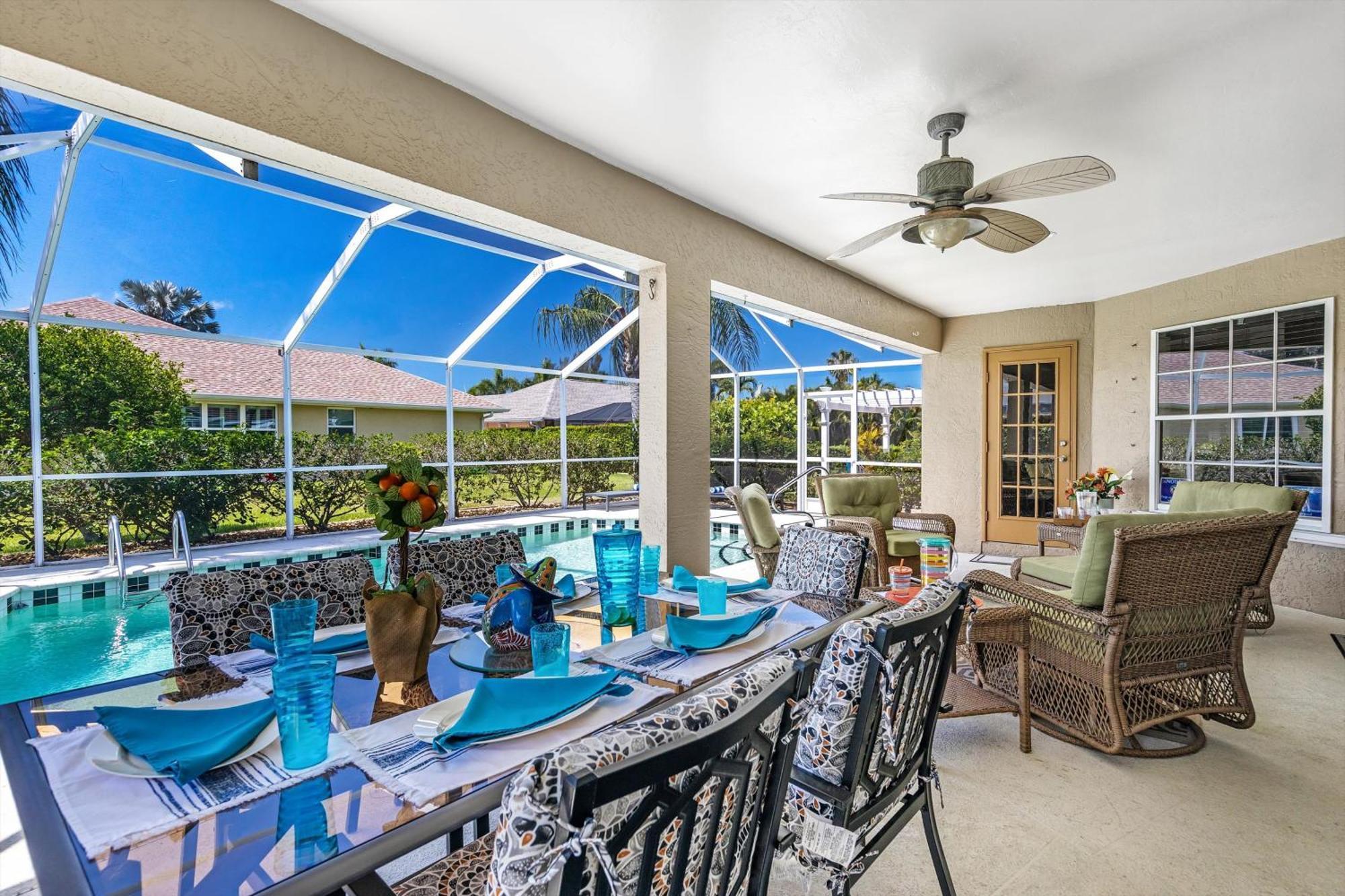 Villa Great Outdoor Living Area! Electric-heated Pool With Bikes - Perfect For Families! - Julie