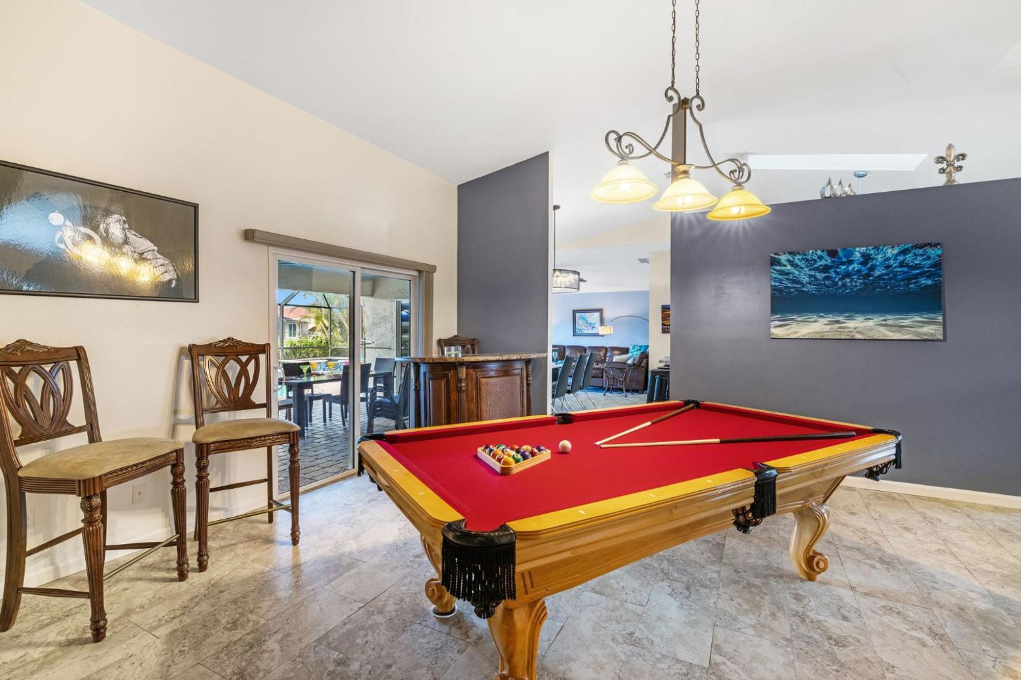 Gulf Access Heated Pool With Pool Table - De Nona *