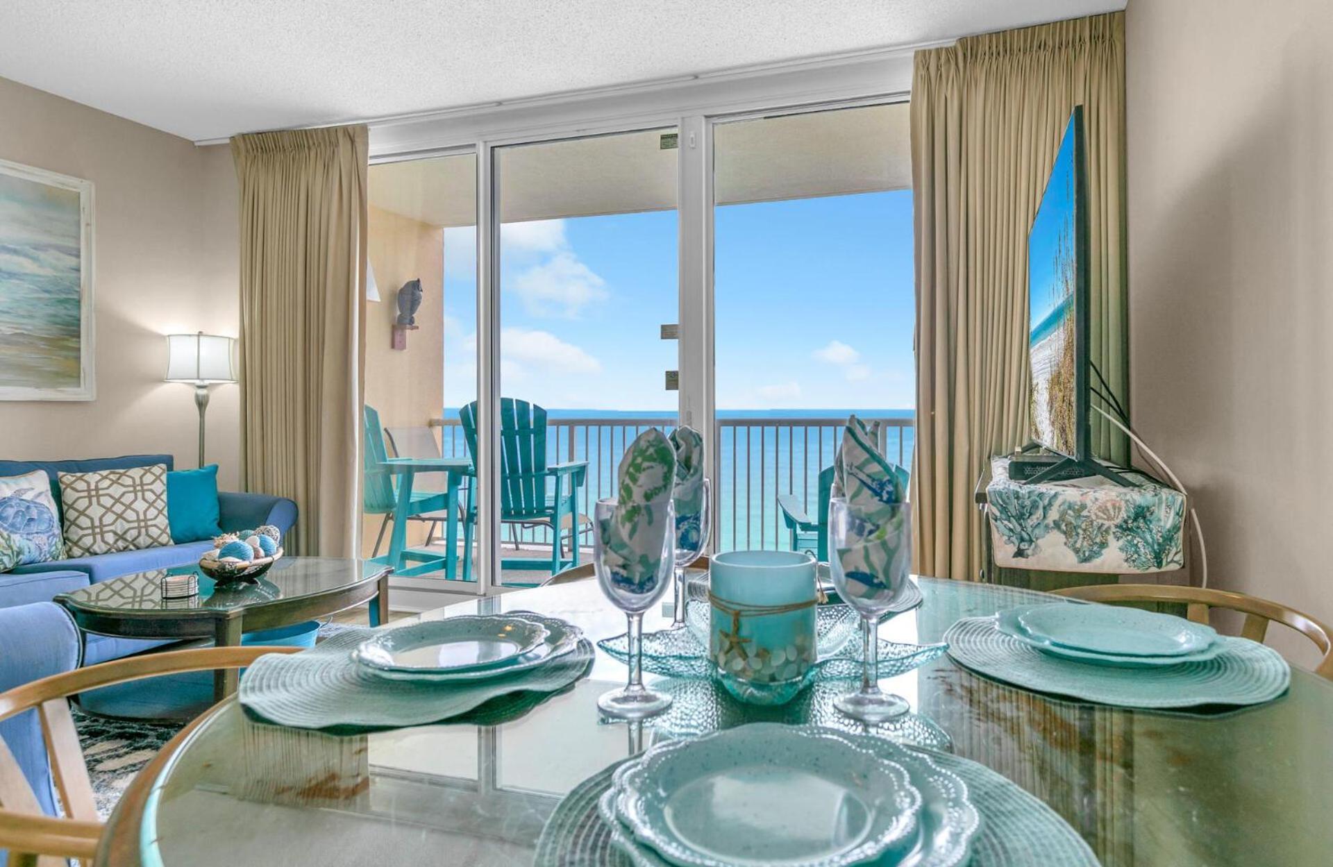Stunning Ocean & Sunset Views, Direct Access With 2 King Bedrooms At Panama Beach, Fl Aparthotel *