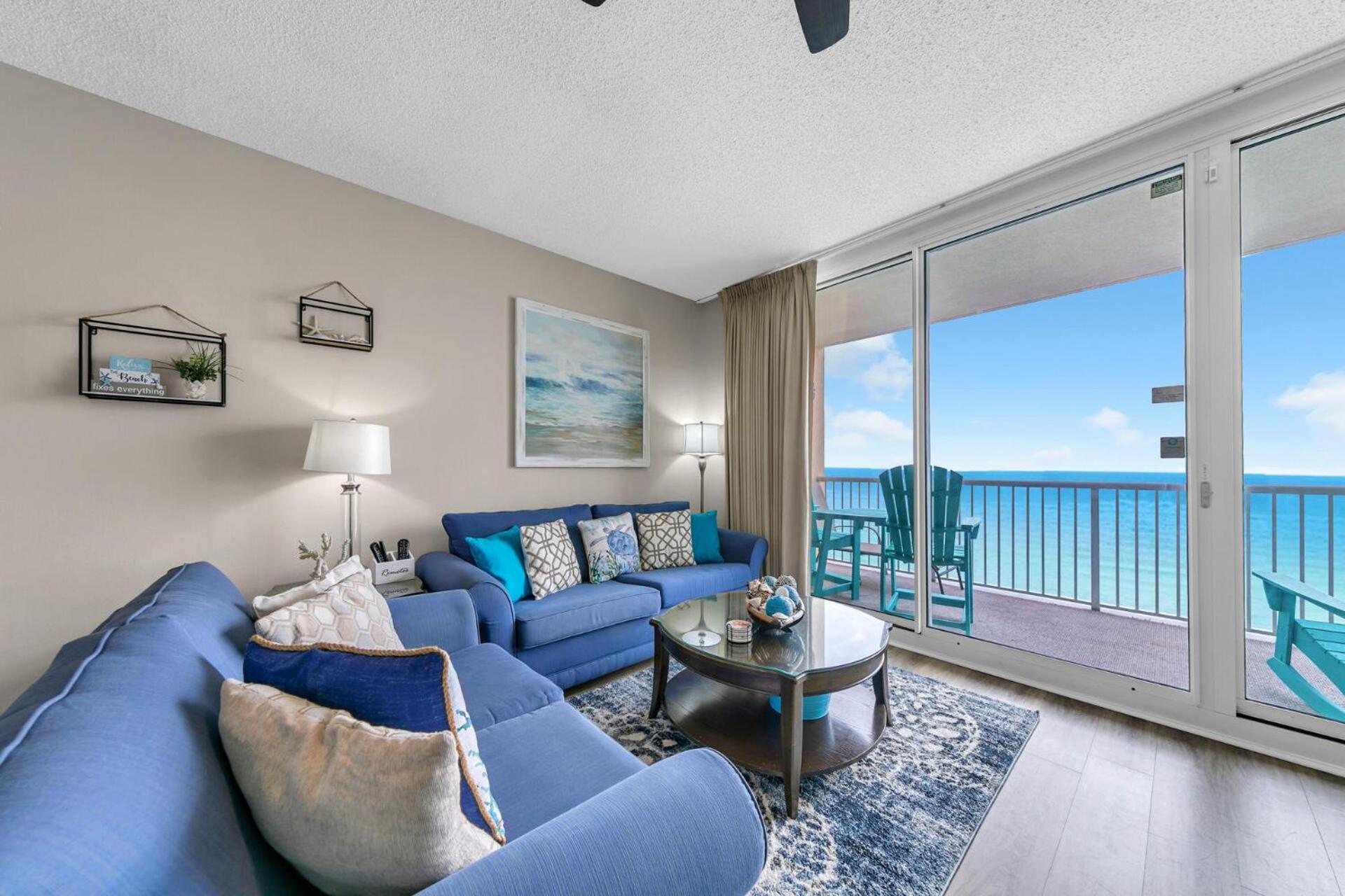 Stunning Ocean & Sunset Views, Direct Access With 2 King Bedrooms At Panama Beach, Fl Aparthotel Panama City Beach