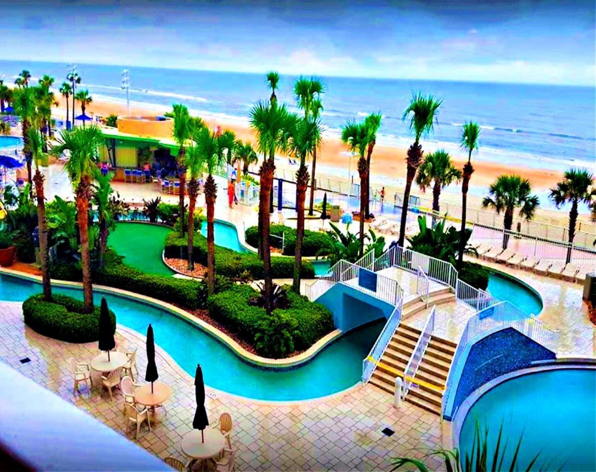 Apartment 1 Bedroom Direct Oceanfront Wyndham Ocean Walk - Daytona Funland 703 *