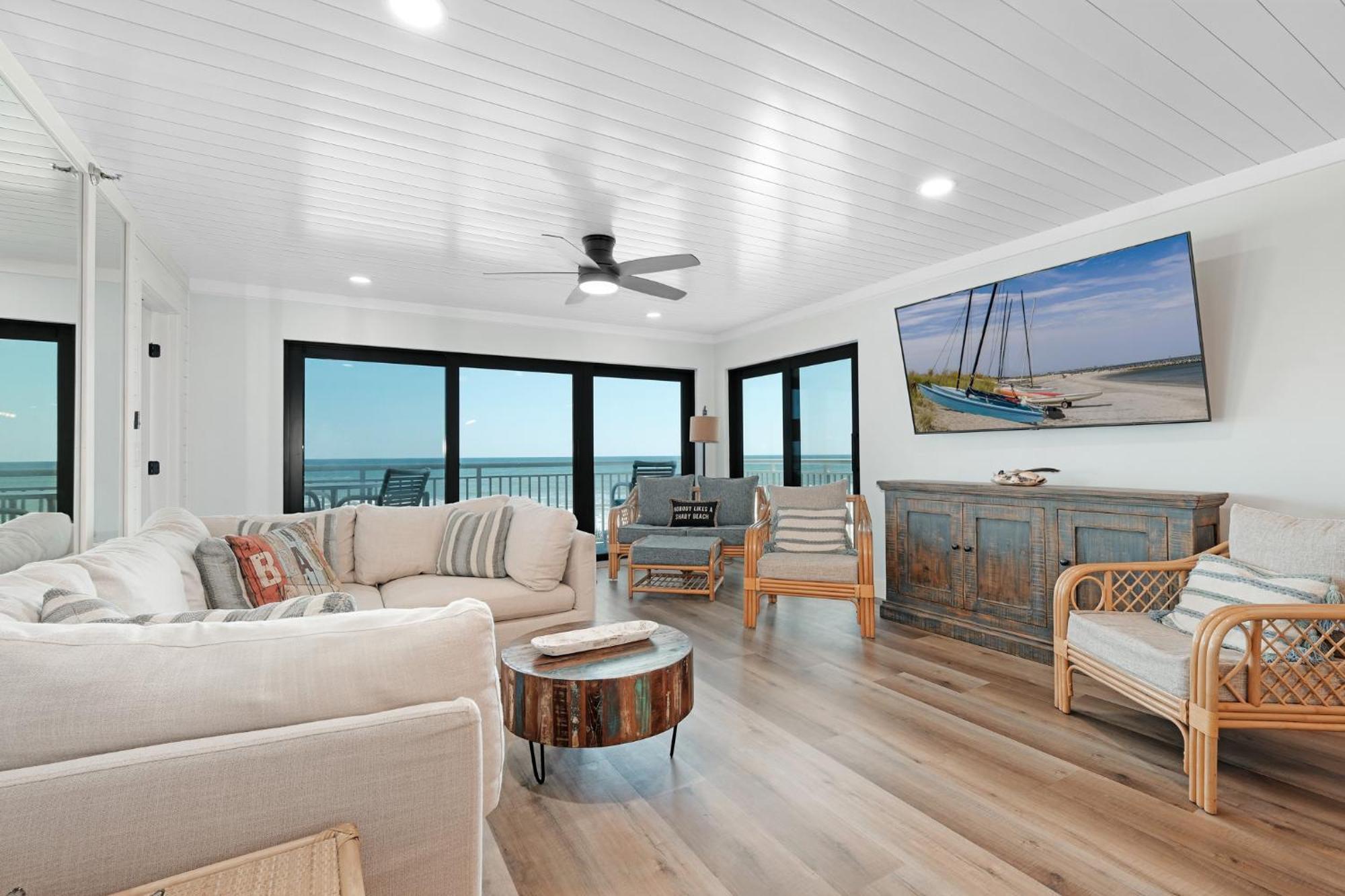 Large Balcony With Direct Oceanfront Views And Access To Complex Pool New Smyrna Beach
