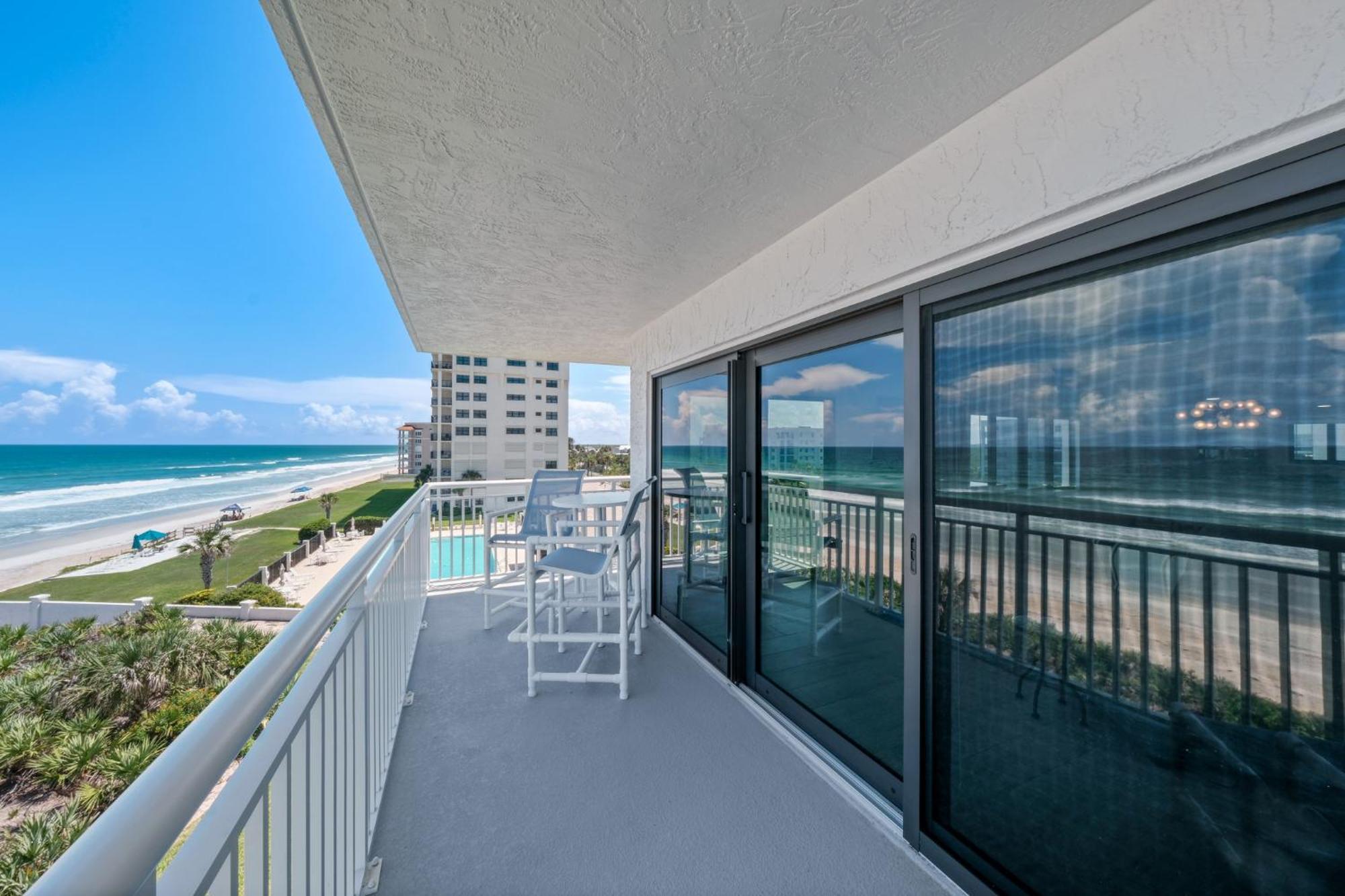 Corner Oceanfront Views With Wrap Around Balcony Located On The No-drive Beach! New Smyrna Beach
