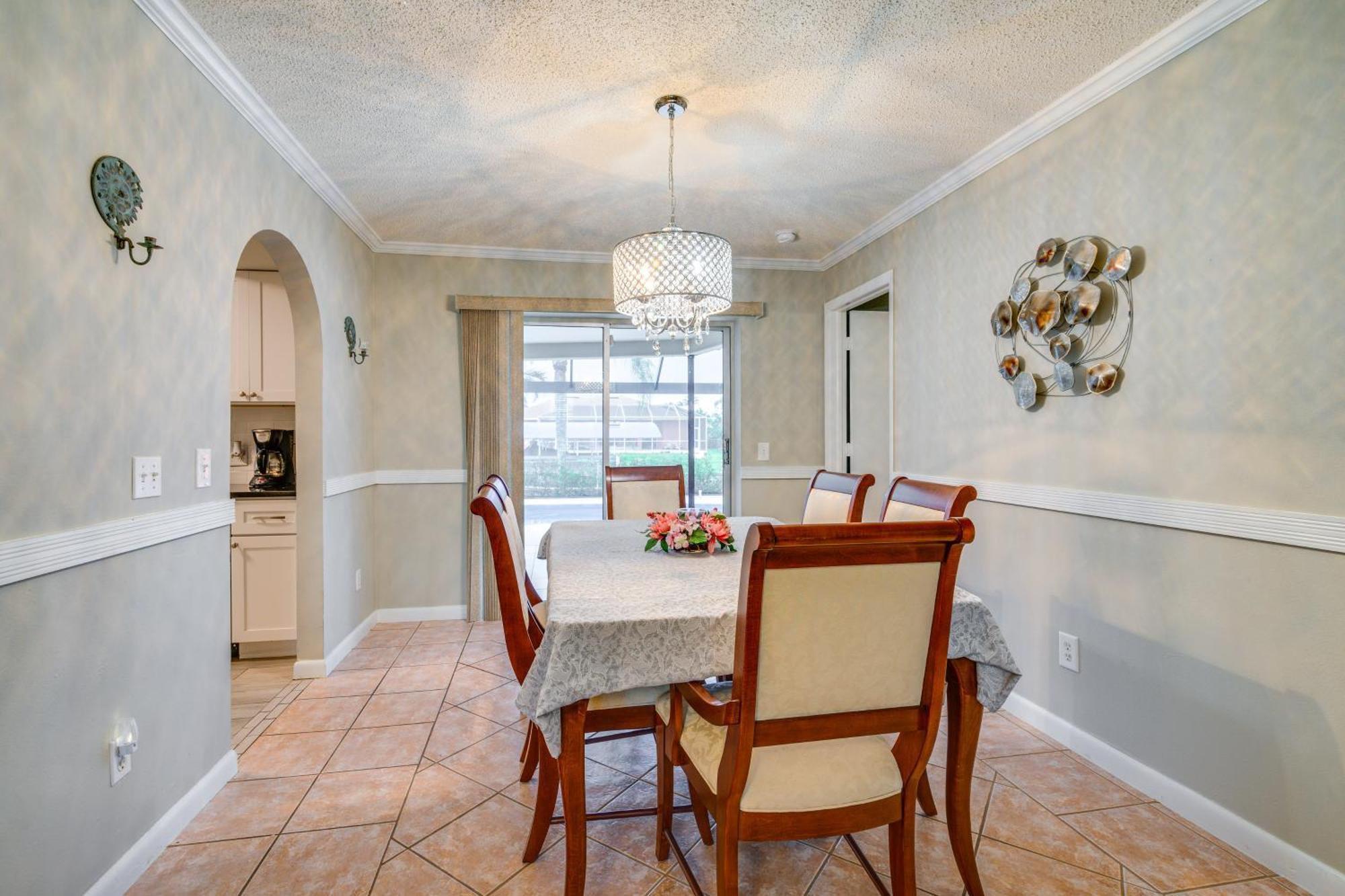 Canal-front With Dock And Lanai In Cape Coral!