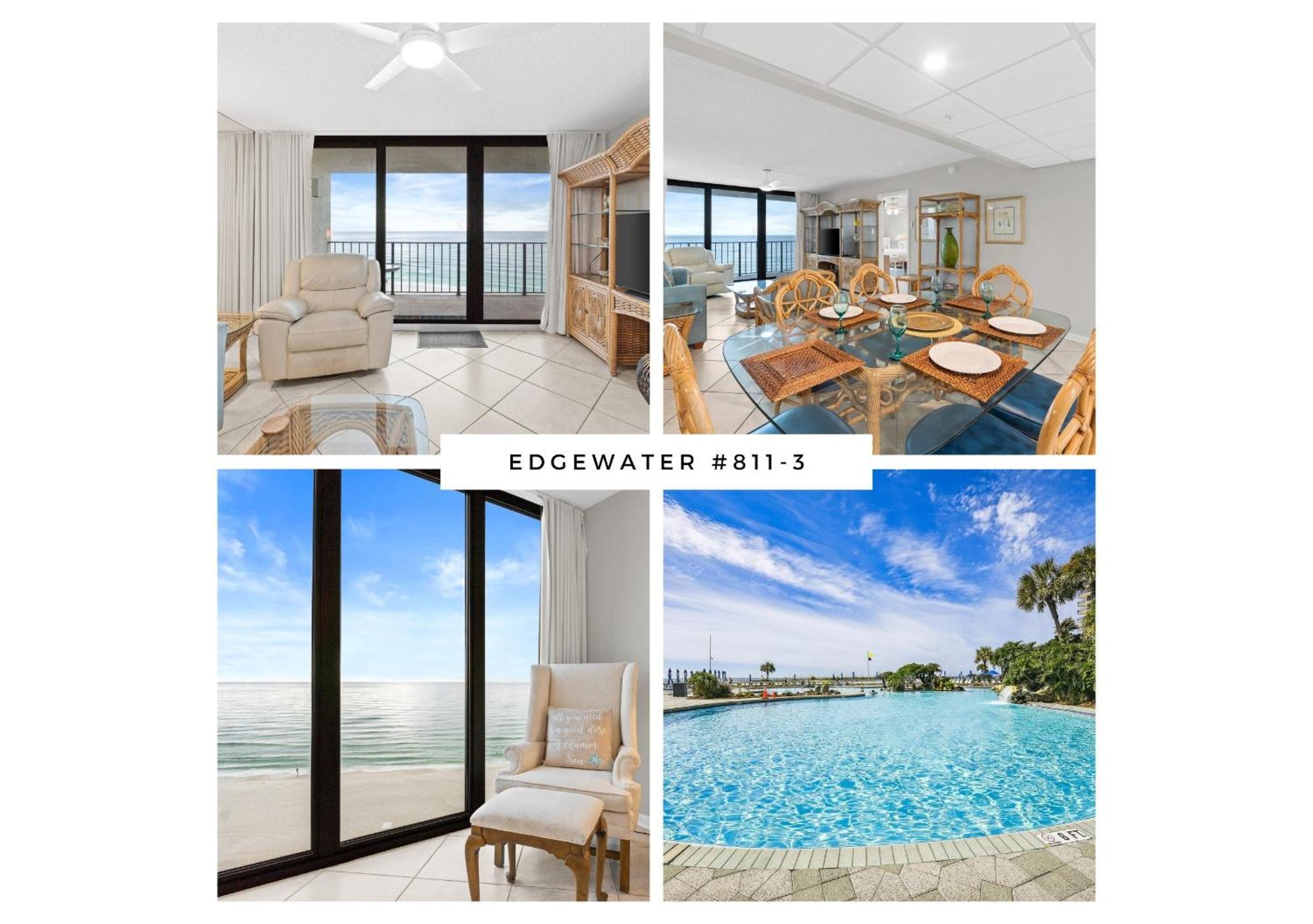 Edgewater #811 Tower 3 By Book That Panama City Beach