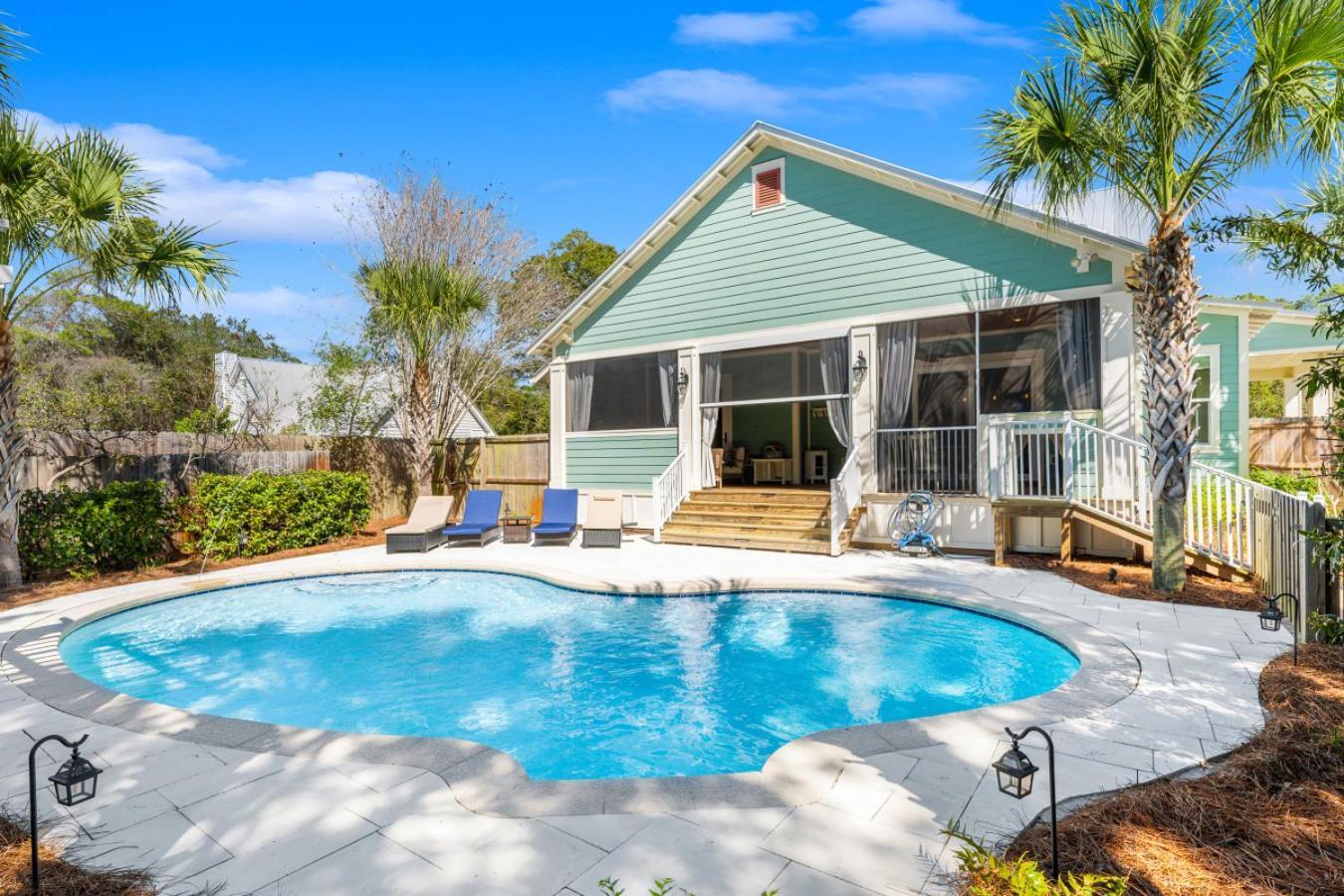 Surfing Turtle Private Pool Golf Cart Game Holiday home Inlet Beach