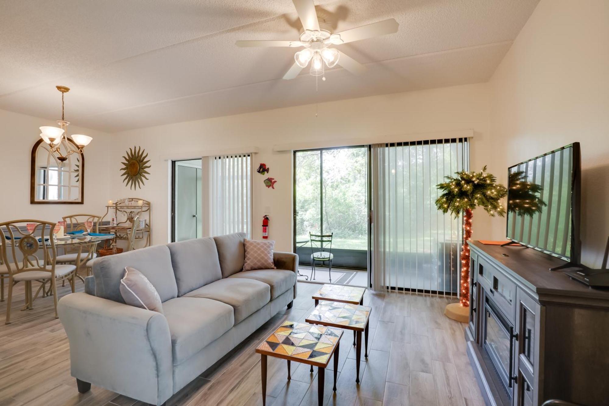 St Augustine With Screened Porch, Pool Access! Apartment