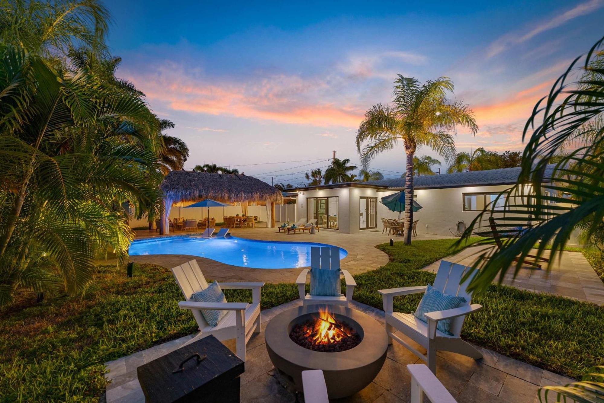 Holiday home Tiki Hut Paradise Mins To W Fire Pit Fort Lauderdale