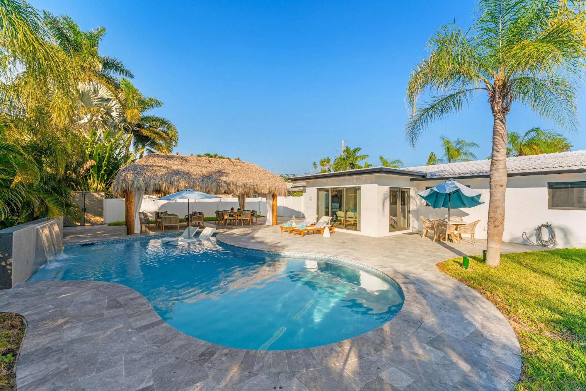 Tiki Hut Paradise Mins To W Fire Pit *
