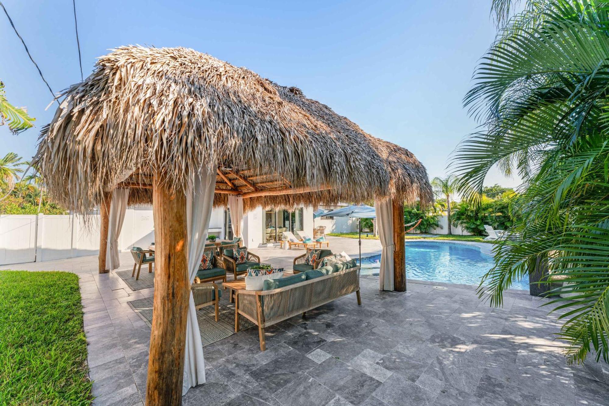 Tiki Hut Paradise Mins To W Fire Pit Fort Lauderdale