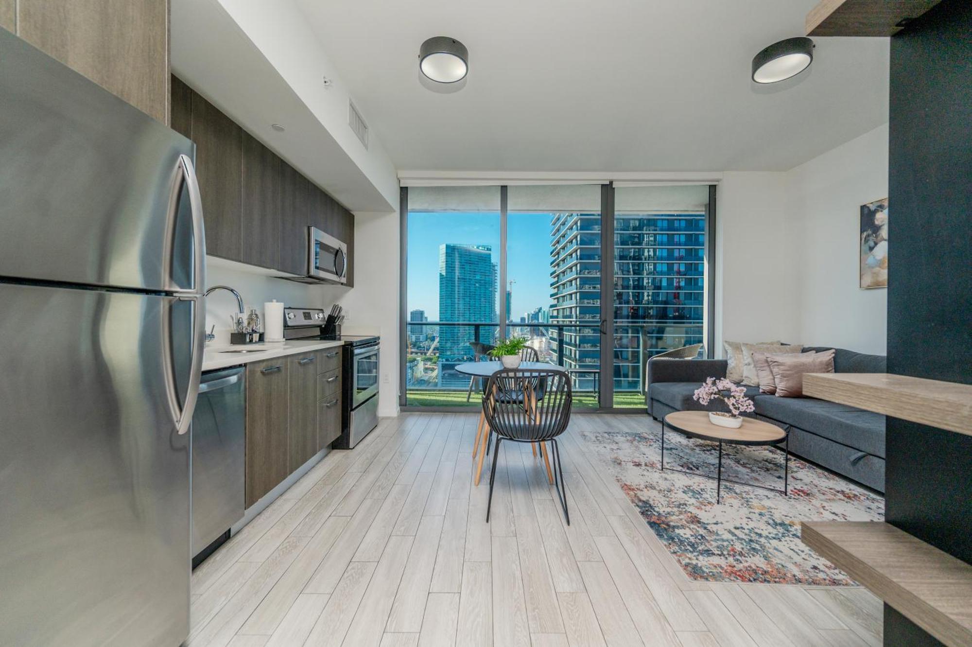Apartment Luxury Loft - Free Parking - Ocean View - Brickell Downtown *