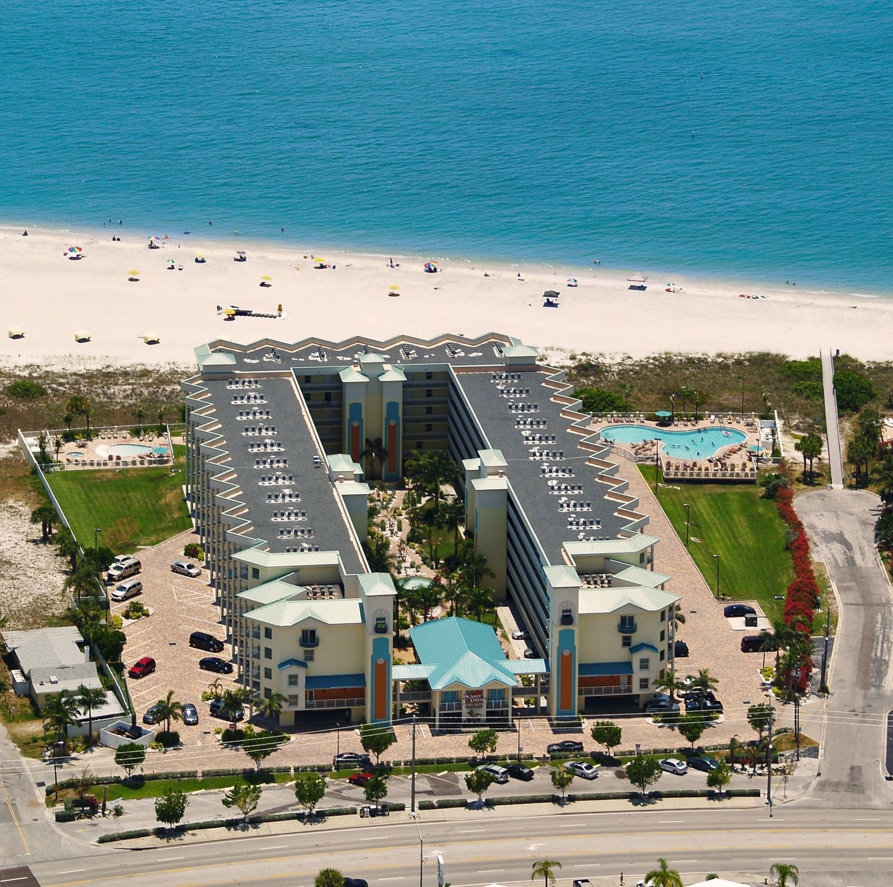 Resort Sunset Vistas Two Bedroom Beachfront St. Pete Beach