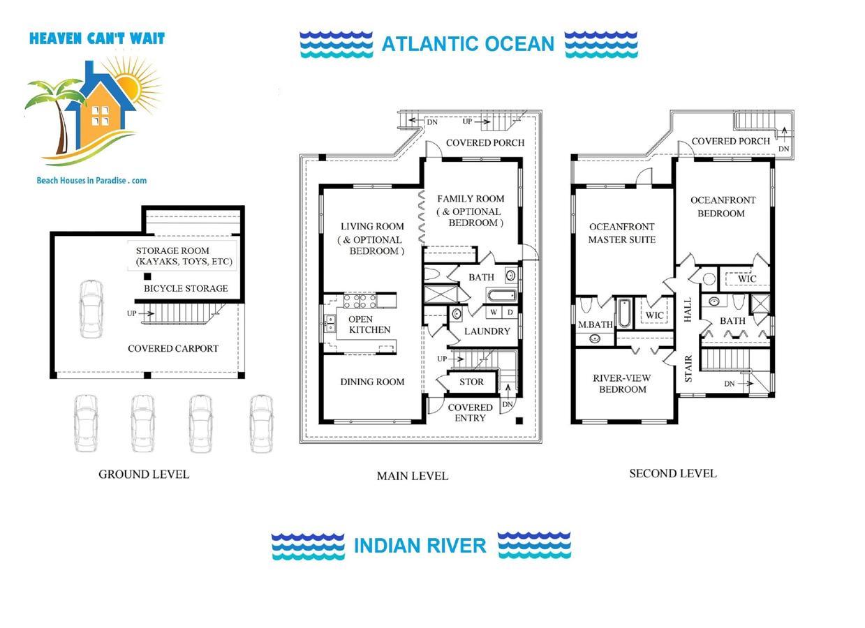 Motel Ocean-To-River Beach-House
