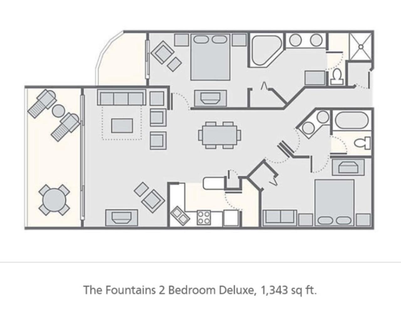 Two Bedroom Deluxe - The Fountains