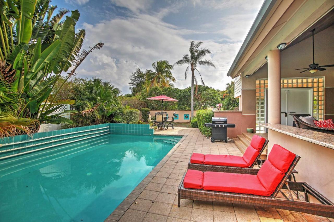 Large Pompano With Pool Walk To Private Pompano Beach