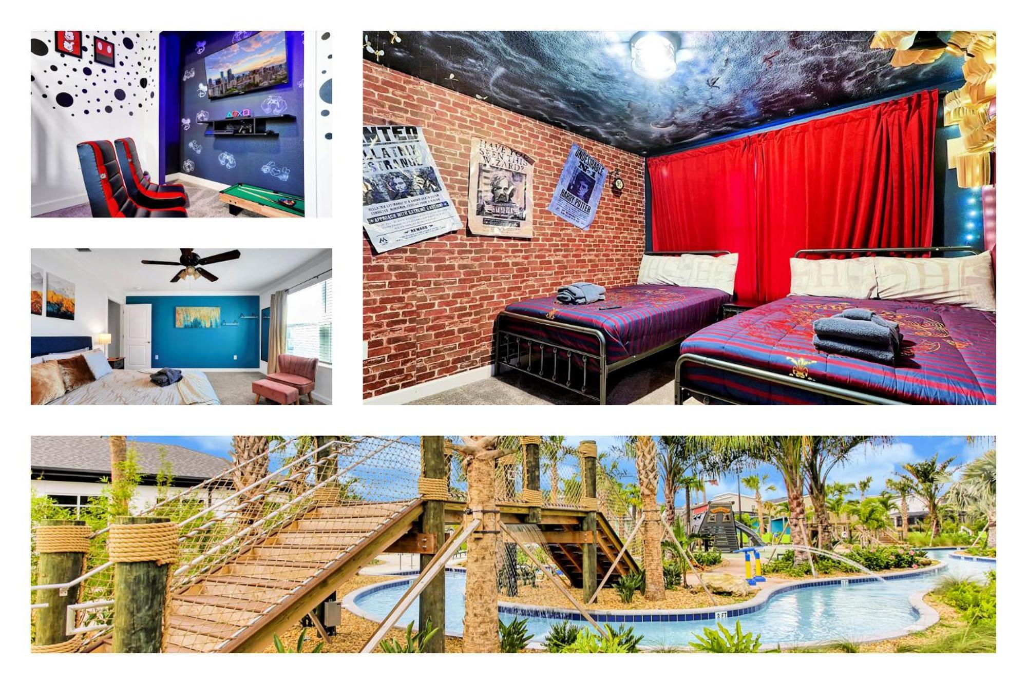 Storey Escape W/ Pool, Games & Water Park *