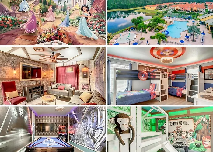 Marvelous Magical House: Amazing Themes And Pool, 5Mi Disney