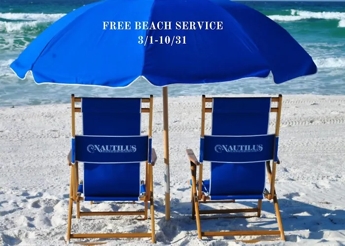 Nautilus 2411 Gulf View 2 Bedroom 4Th Floor Free Beach Service