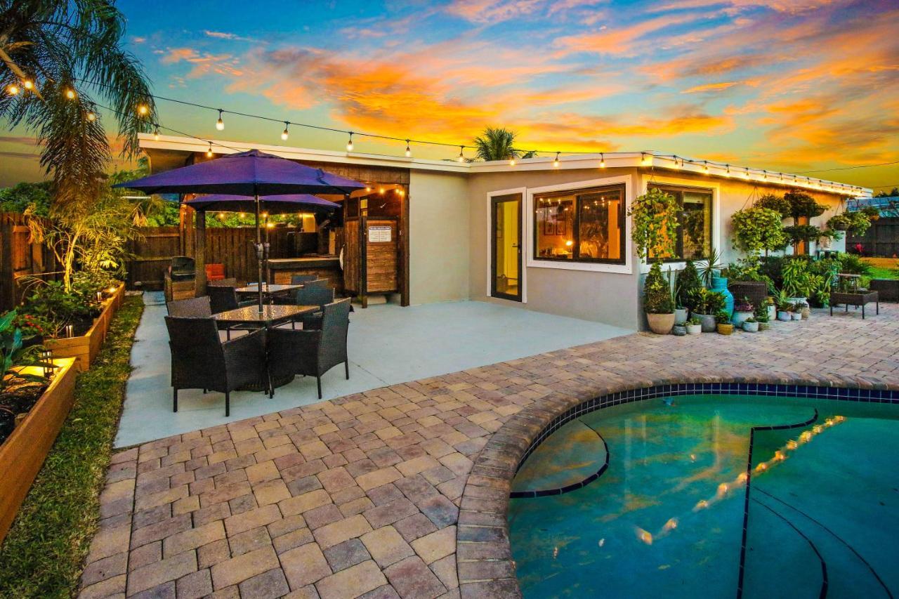 Private Heated Pool Oasis Pet-friendly Retreat Short Or Long Sleeps 2-8 Ppl * Pompano Beach