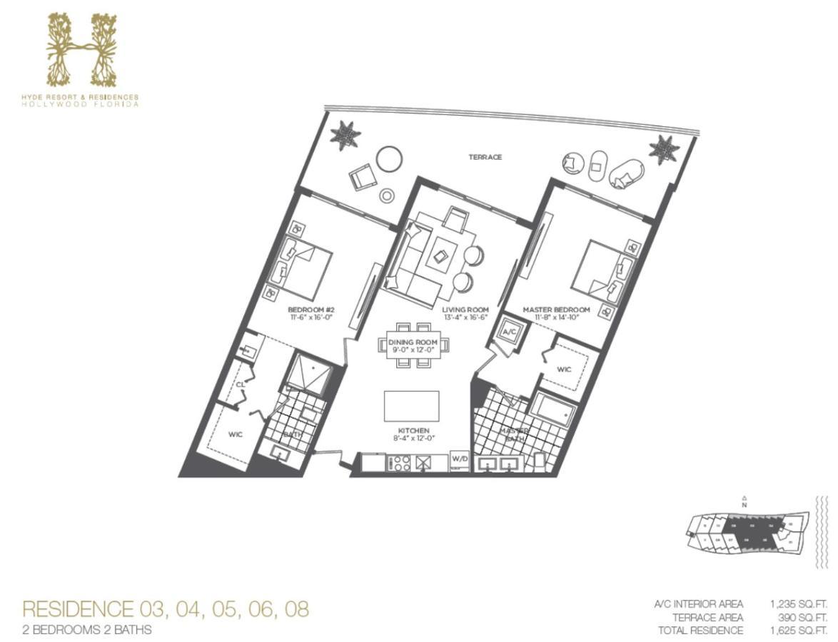 Apartment 2 Bedroom On 17th Floor On The Hallandale Beach