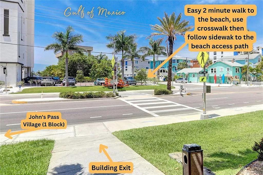 Apartment Gulf Coast Gold Private - 2bed, 2bath, Sleep 6, Across Street From Beach, Balcony Views Of Sunsets, & Gulf, Pool, Gym *
