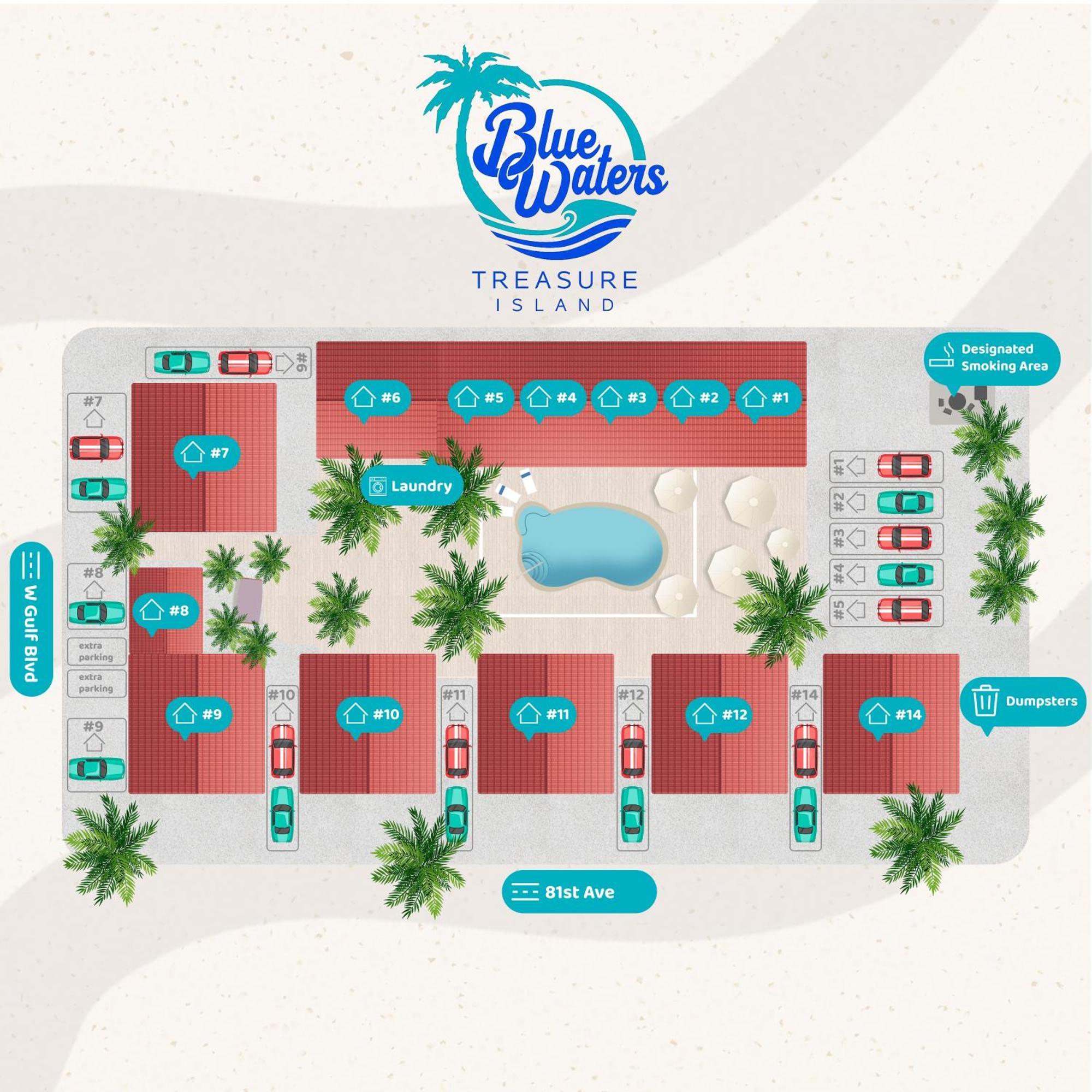 Resort Blue Waters Treasure Island