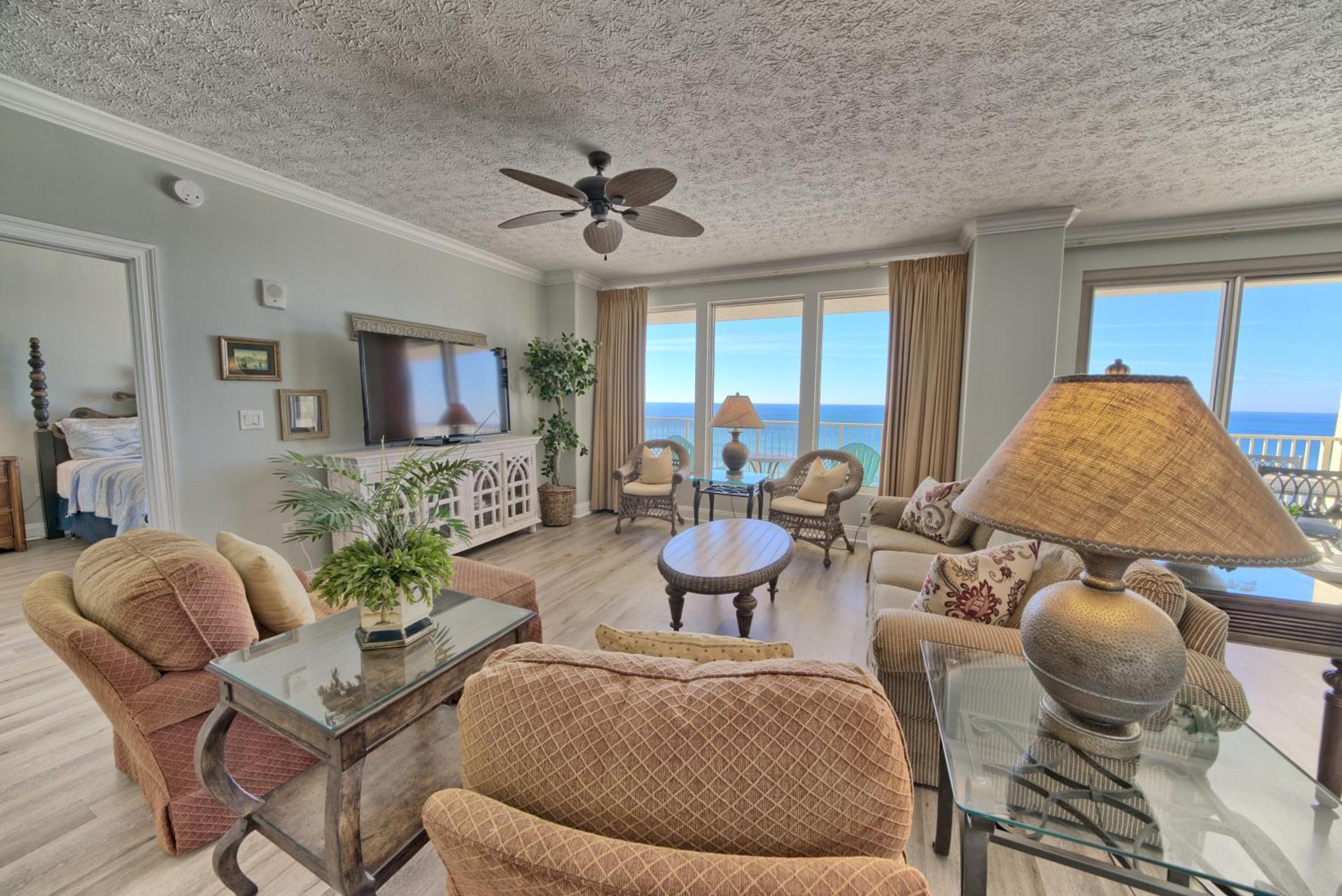 Tropical Gulf Front With Picnic Area & Grills - Unit 0802 Apartment Panama City Beach