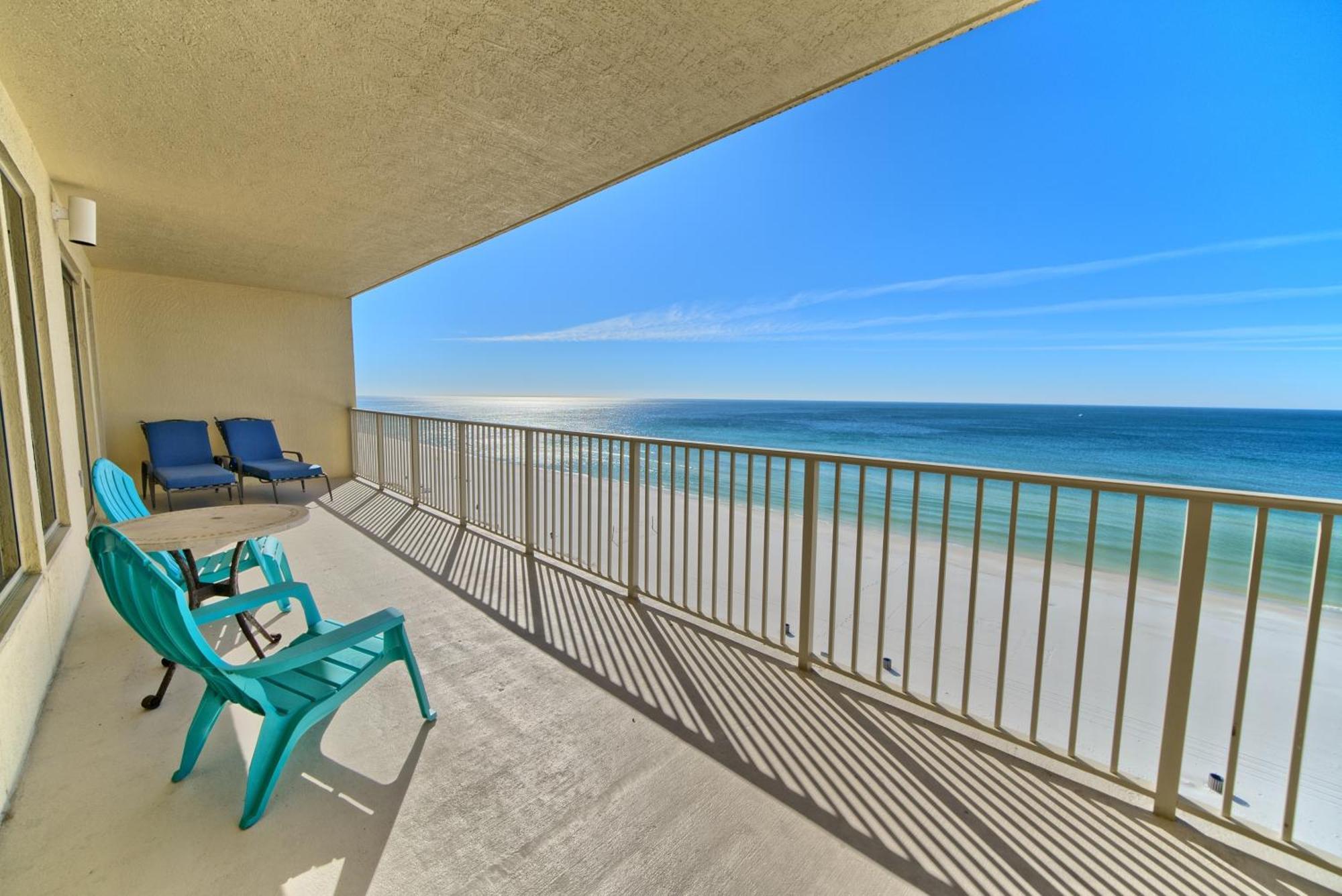 Tropical Gulf Front With Picnic Area & Grills - Unit 0802 * Panama City Beach